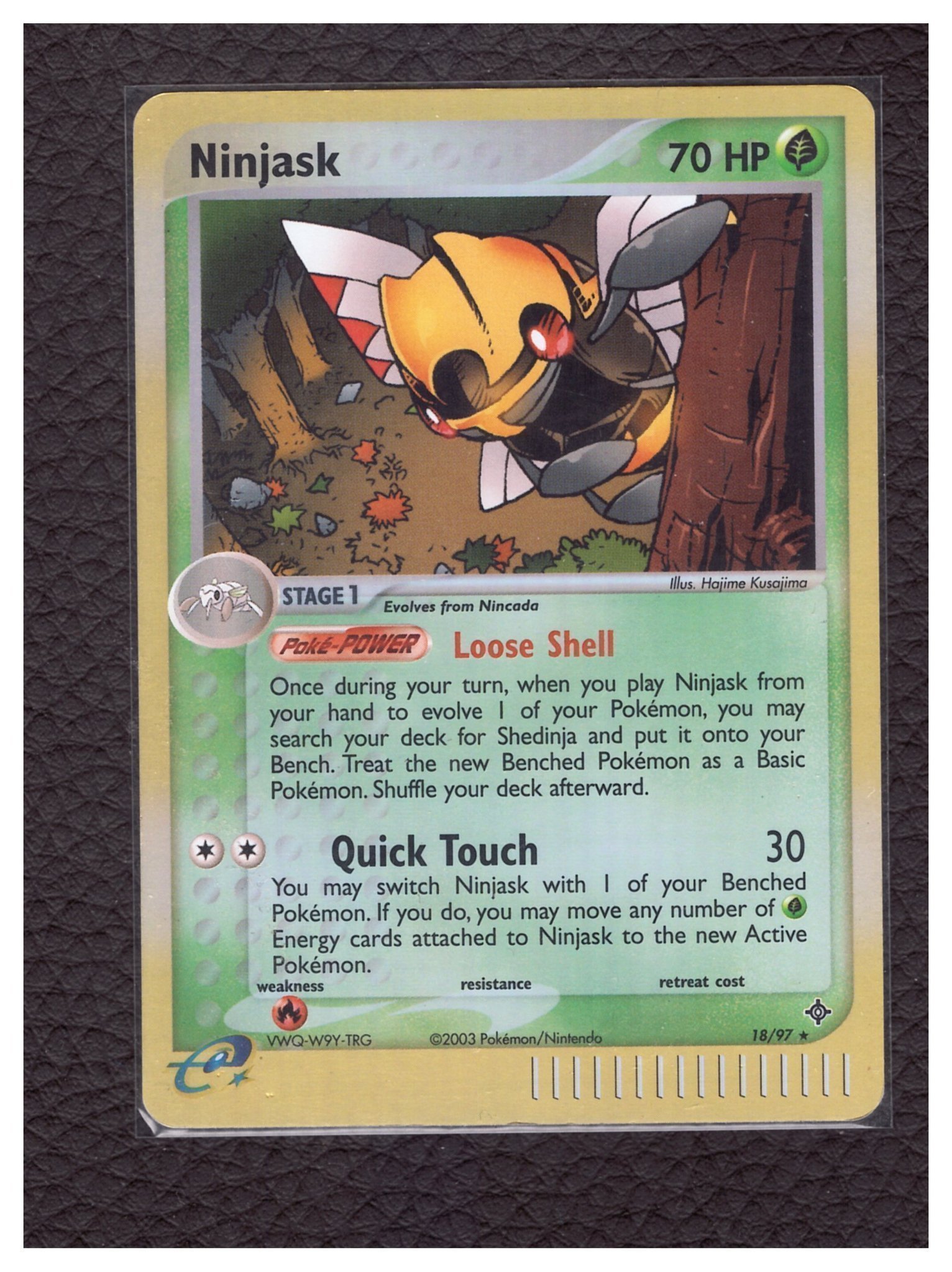 Pokmon Ninjask - 18/97 reverse holo | Kp p Tradera (728642197)