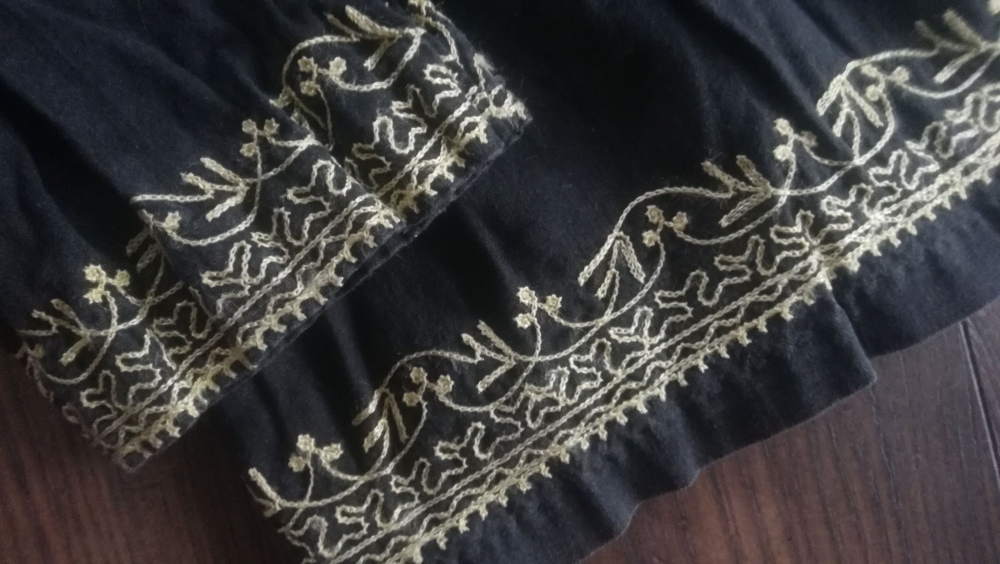 Broderad Top goth Bohem etno tunika