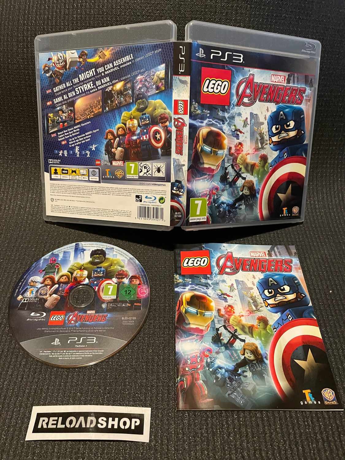 LEGO Marvel Avengers PS3 K. Kop fran RELOAD SHOP pa Tradera 533560556