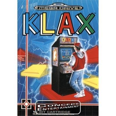 KLAX (i box) till Sega Mega Drive