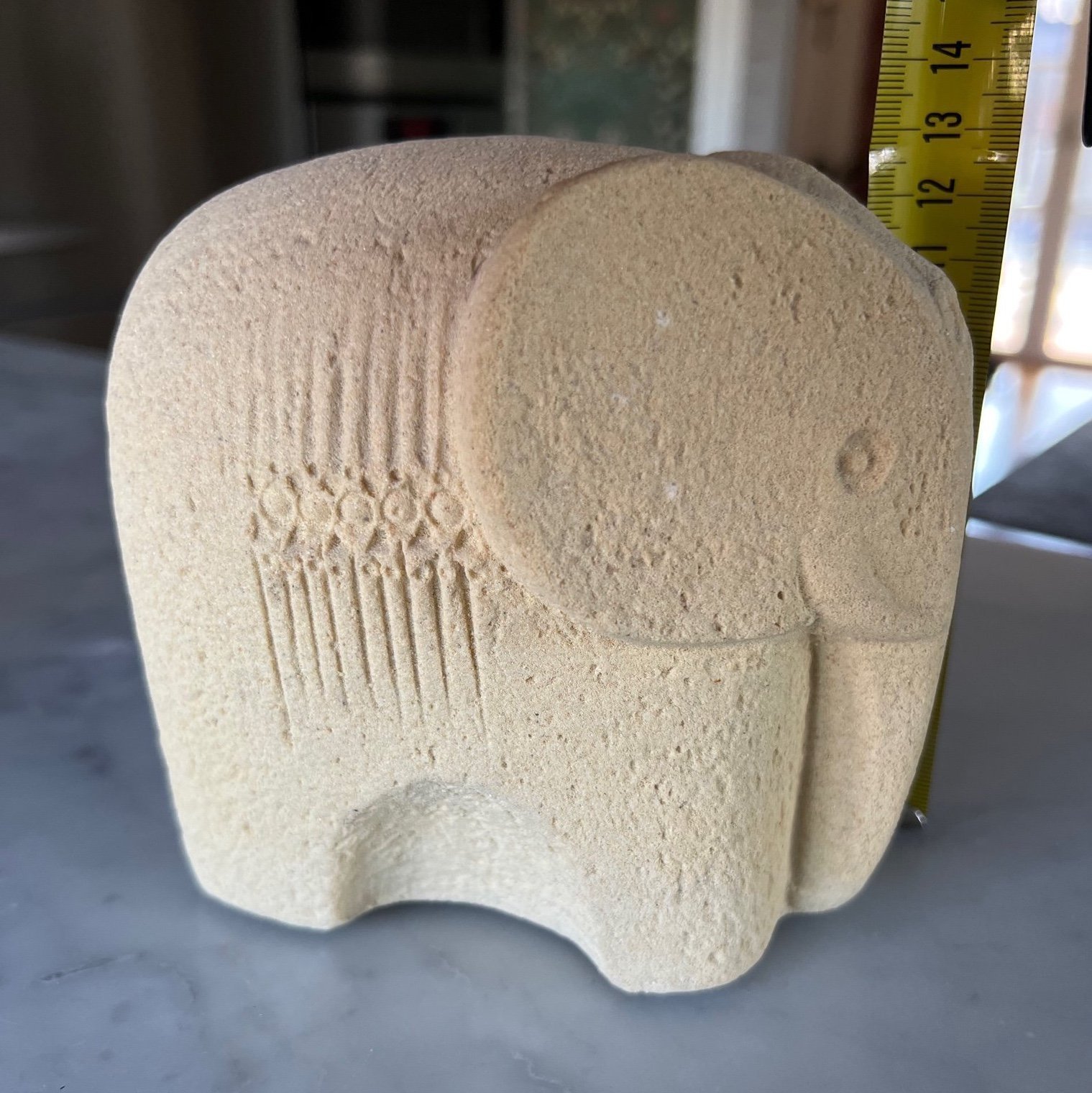 Marbell Stone art belgium elefant skulptur i sa.. Köp på Tradera