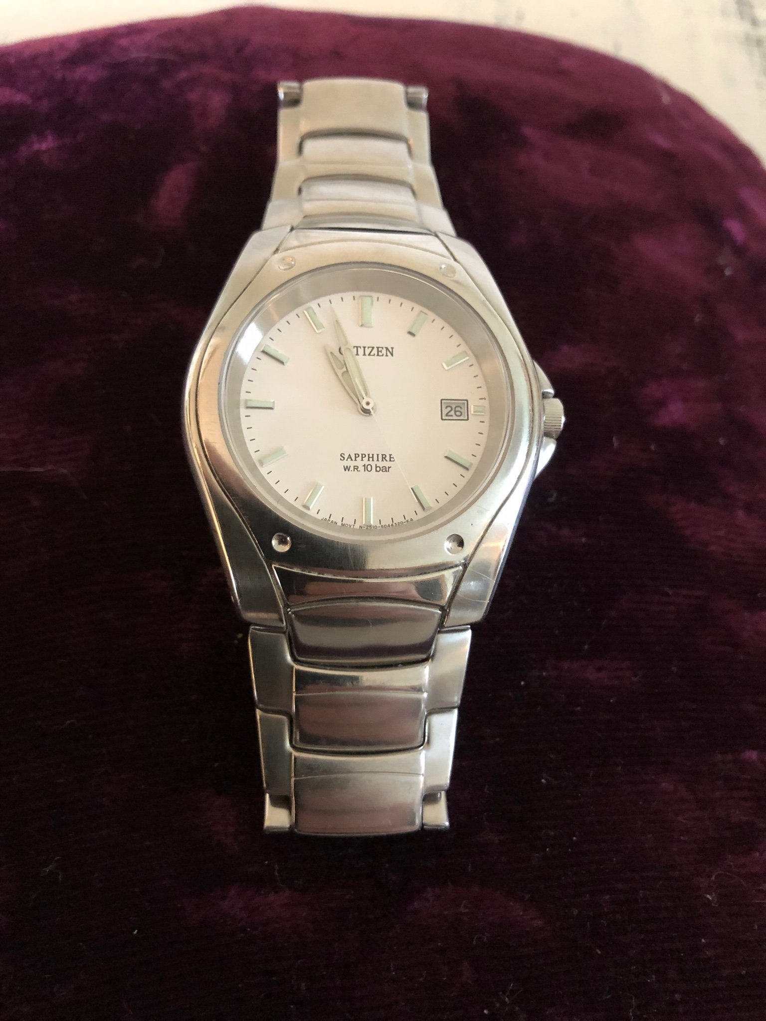 citizen sapphire wr 10 bar