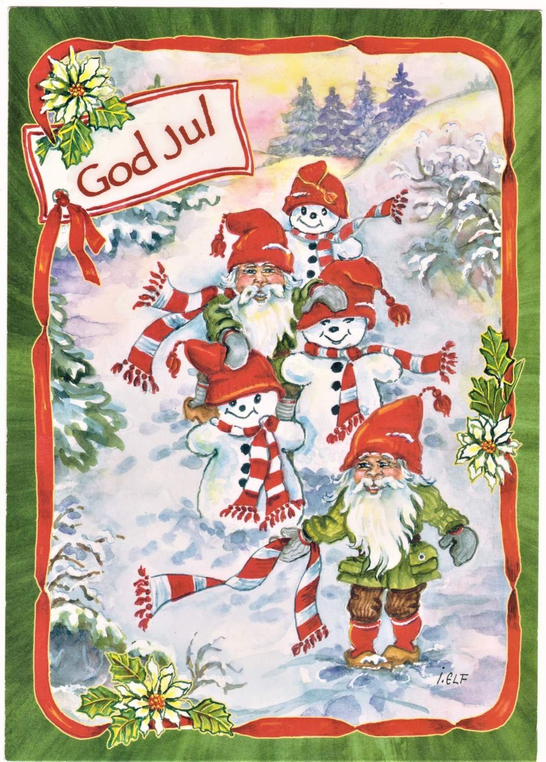 JUL KORT / INGRID ELF (371138517) ᐈ Köp på Tradera