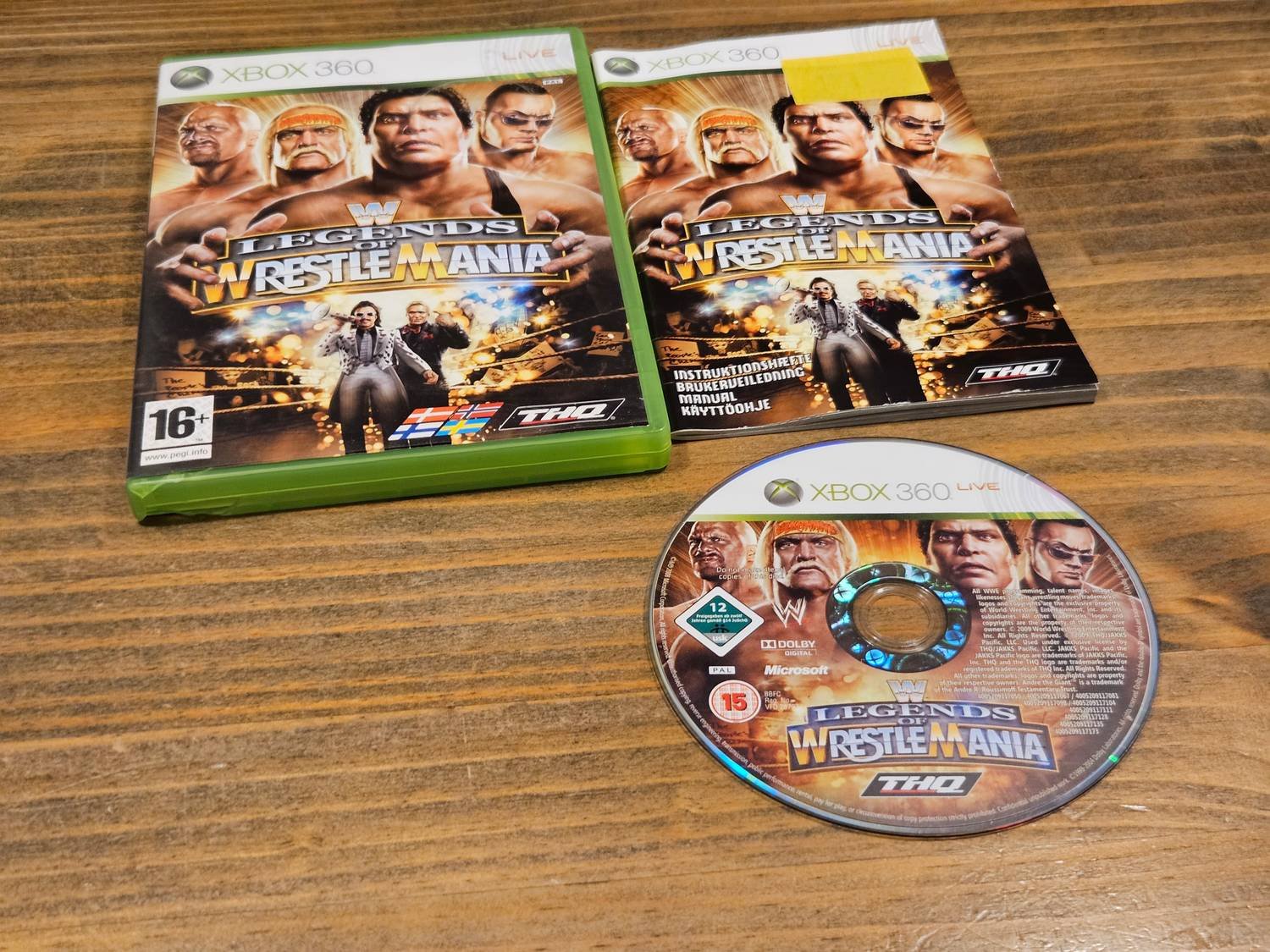 WWE Legends Of WrestleMania Sur Xbox 360 - Neuf Sous Blister - Version Italienne