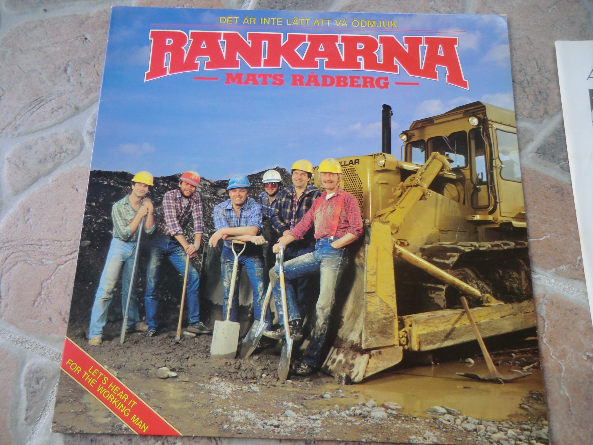 mats rådberg rankarna LP det är inte lätt att va ödmjuk 1983 bra skick samfrakt