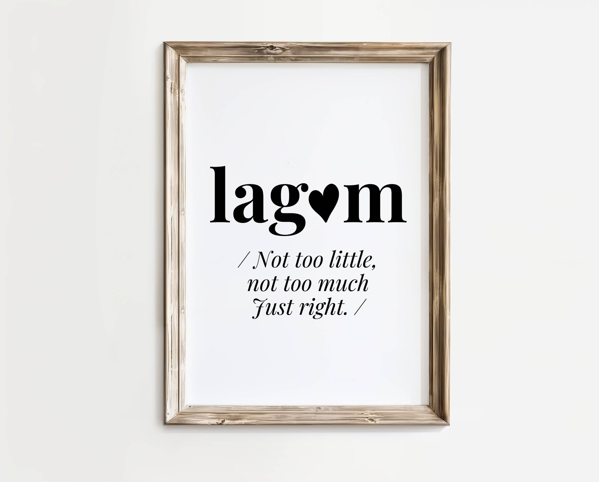 Lagom – Svensk designposter | A4 | Rolig present | SkattkammarenSE