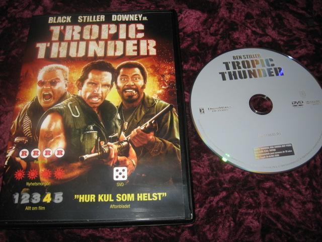 TROPIC THUNDER (JACK BLACK,BEN STILLER,ROBERT DOWNEY JR.)DVD REG2
