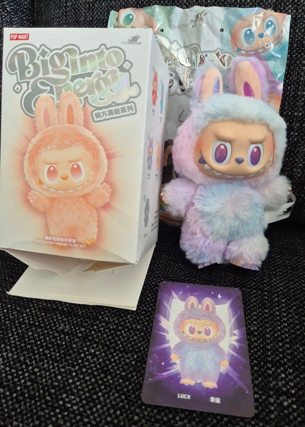 ラブブ　THE MONSTERS Big into Energy｜LUCK Labubu The Monsters Big into Energy Series Vinyl Plush