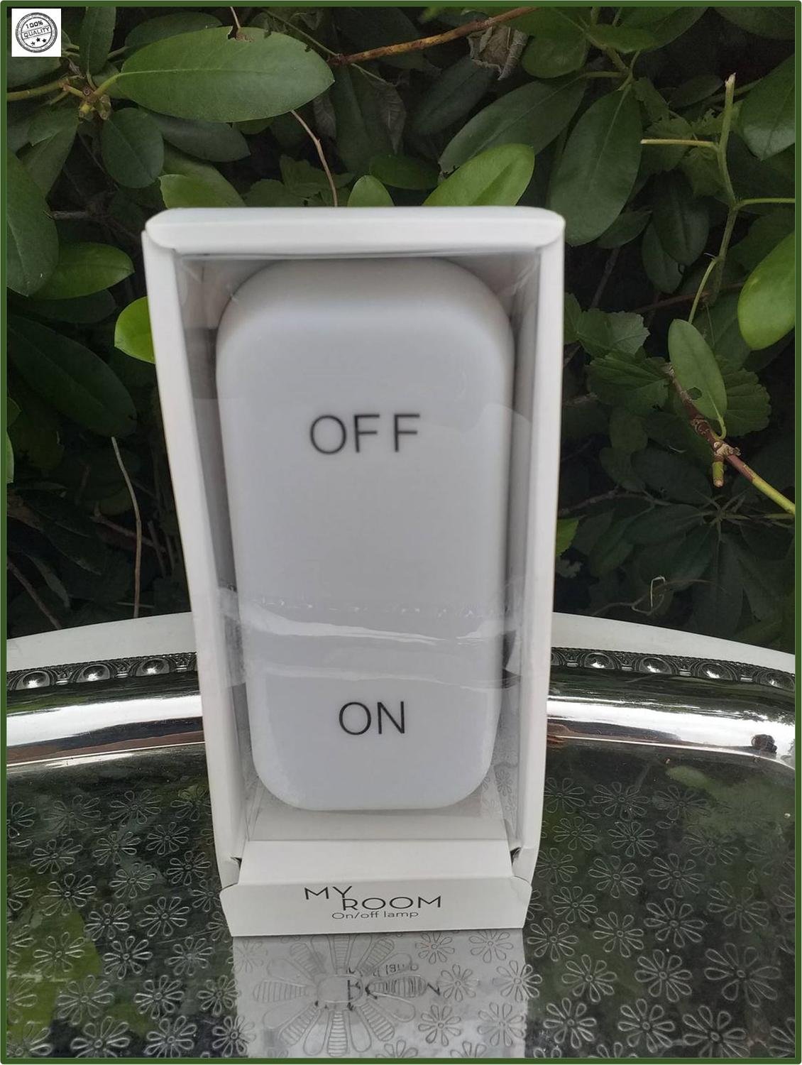 NY On Off nattlampa ger behagligt sken batterier ingår ej