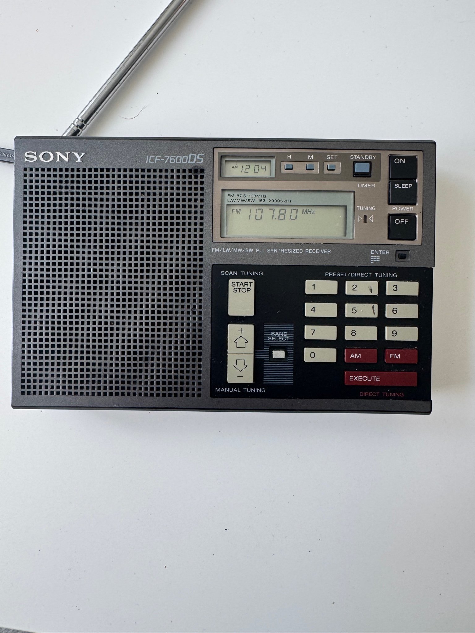 Sony ICF-7600DS FM/LW/MW/SW PLL Synthesized Rec.. | Köp på Tradera