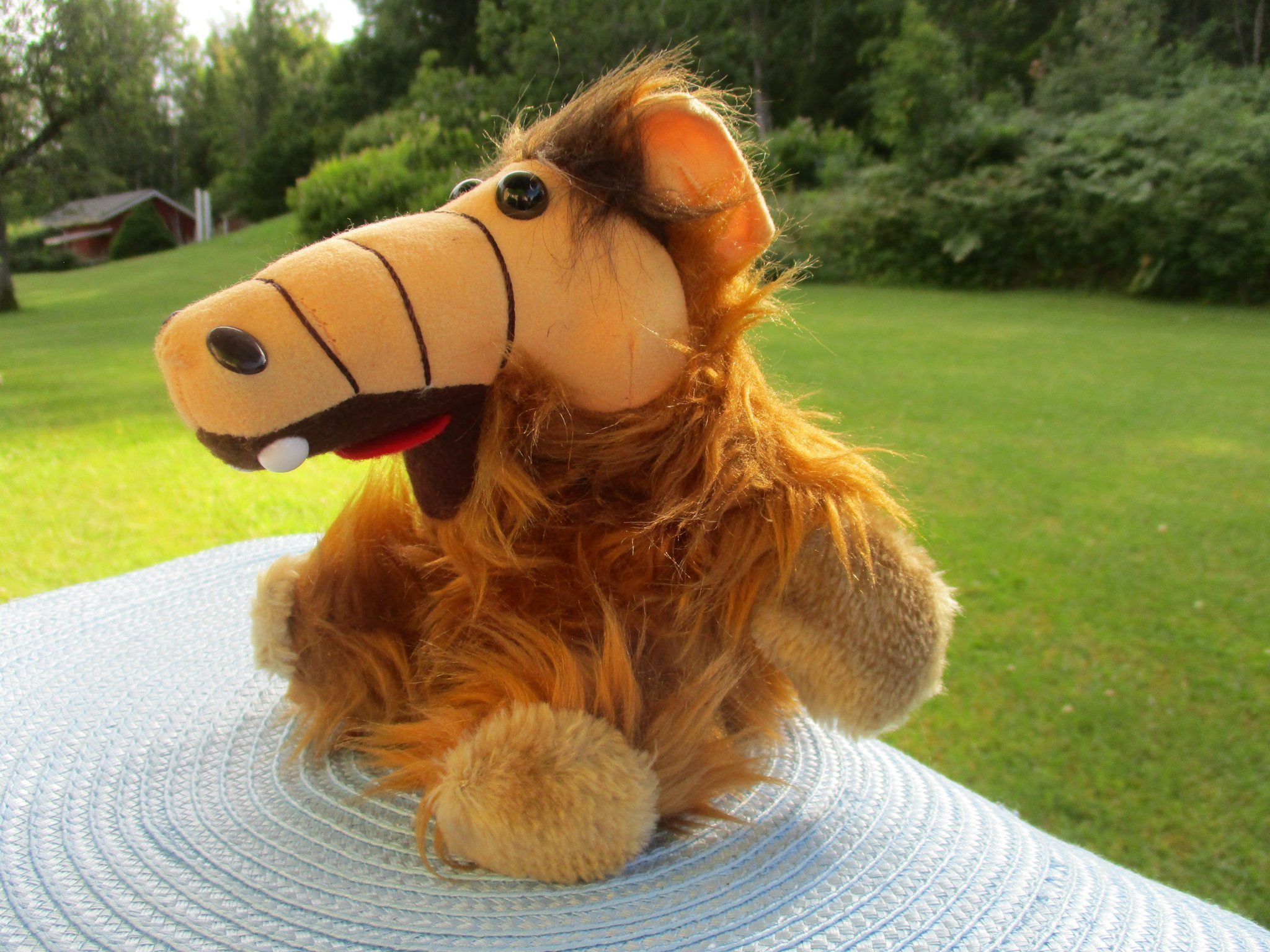 Vintage mjukisdjur Alf the Alien Tv serie figur (415849268 alien stort gosedjur – Shoppa Media, Konst och Samlarobjekt