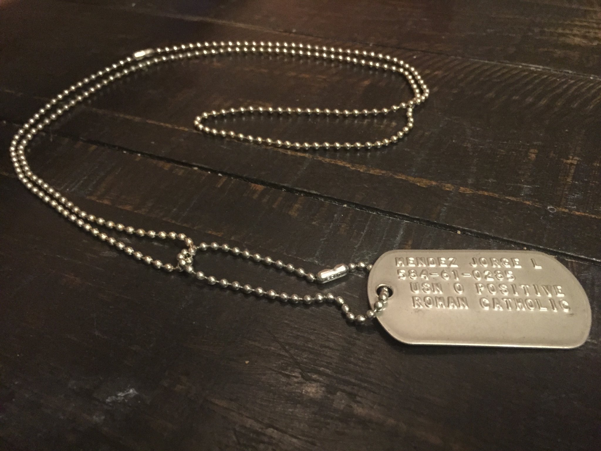 Dog Tag USA IDTag United States Navy USN (399353291) ᐈ Köp på Tradera