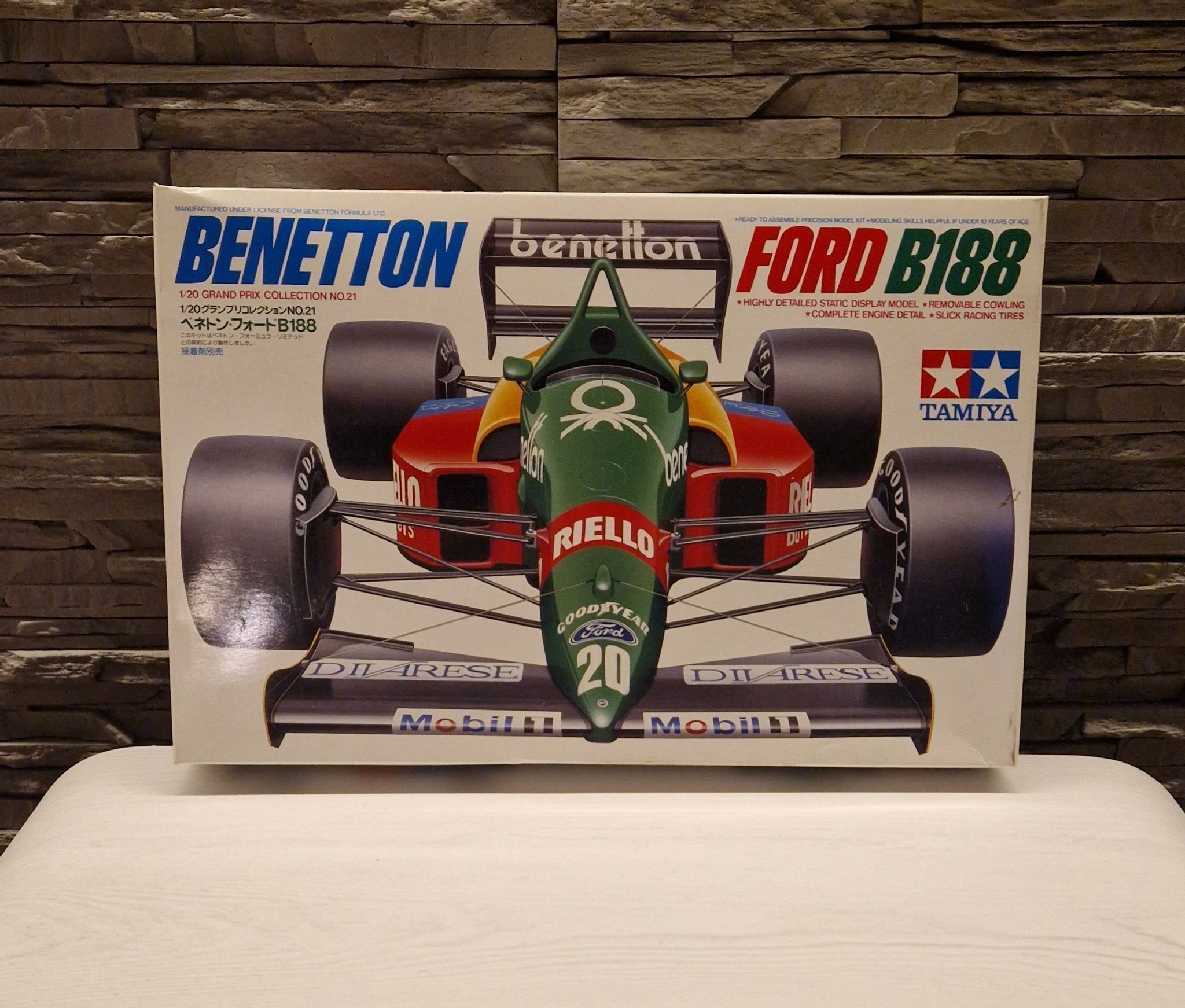 BENETTON FORD B188 F1 1/20 Model Kit – TAMIYA – Grand Prix Collection – New EUR 64,90 - FR