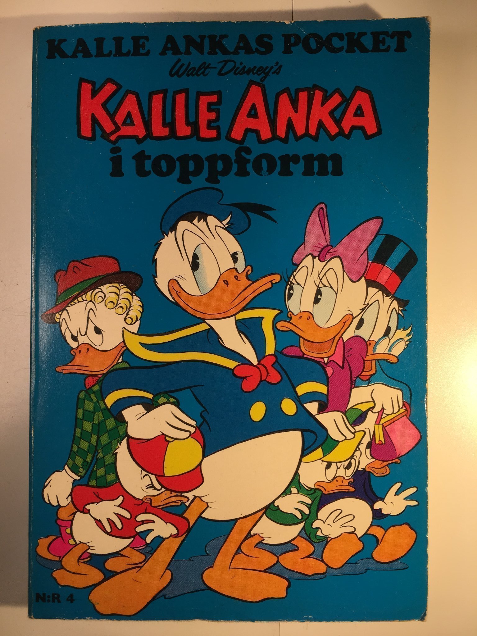 Kalle Ankas Pocket Nr. 4 Förstaupplagan Tryckår 1969