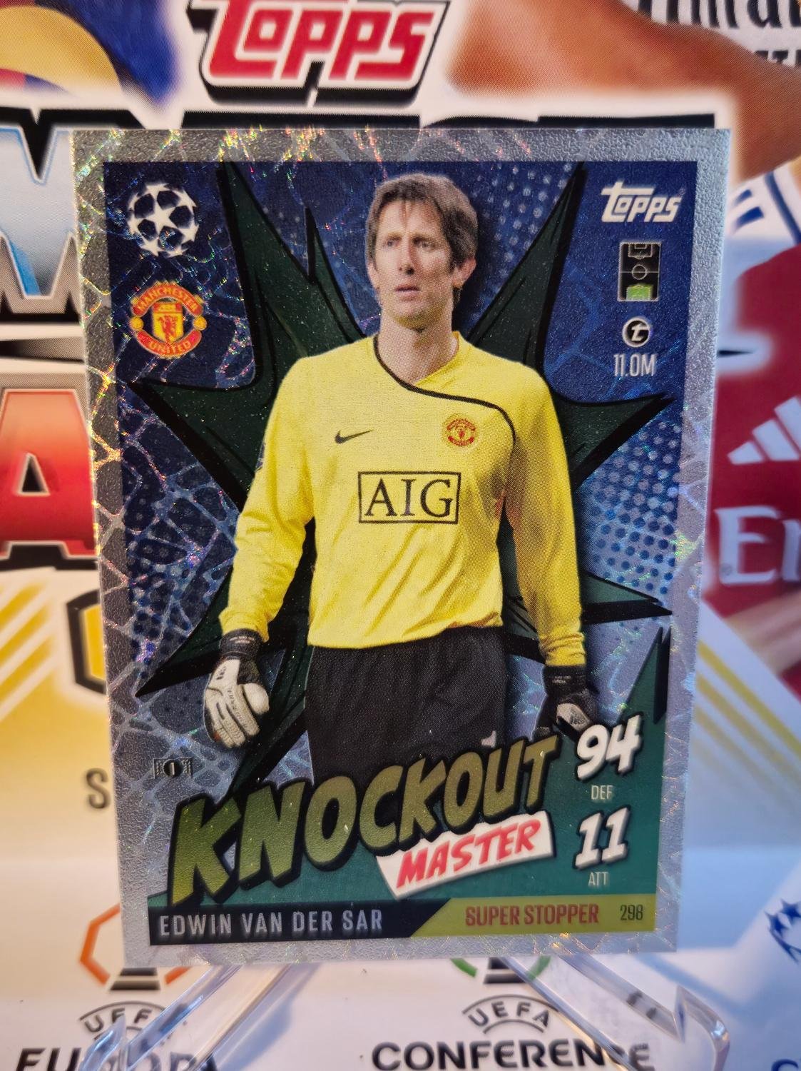276☆サッカー☆edwin van der sar☆prostarsフィギュア 276