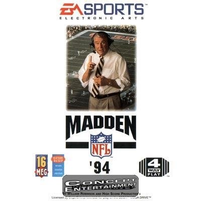 MADDEN NFL 94 (komplett) till Sega Mega Drive