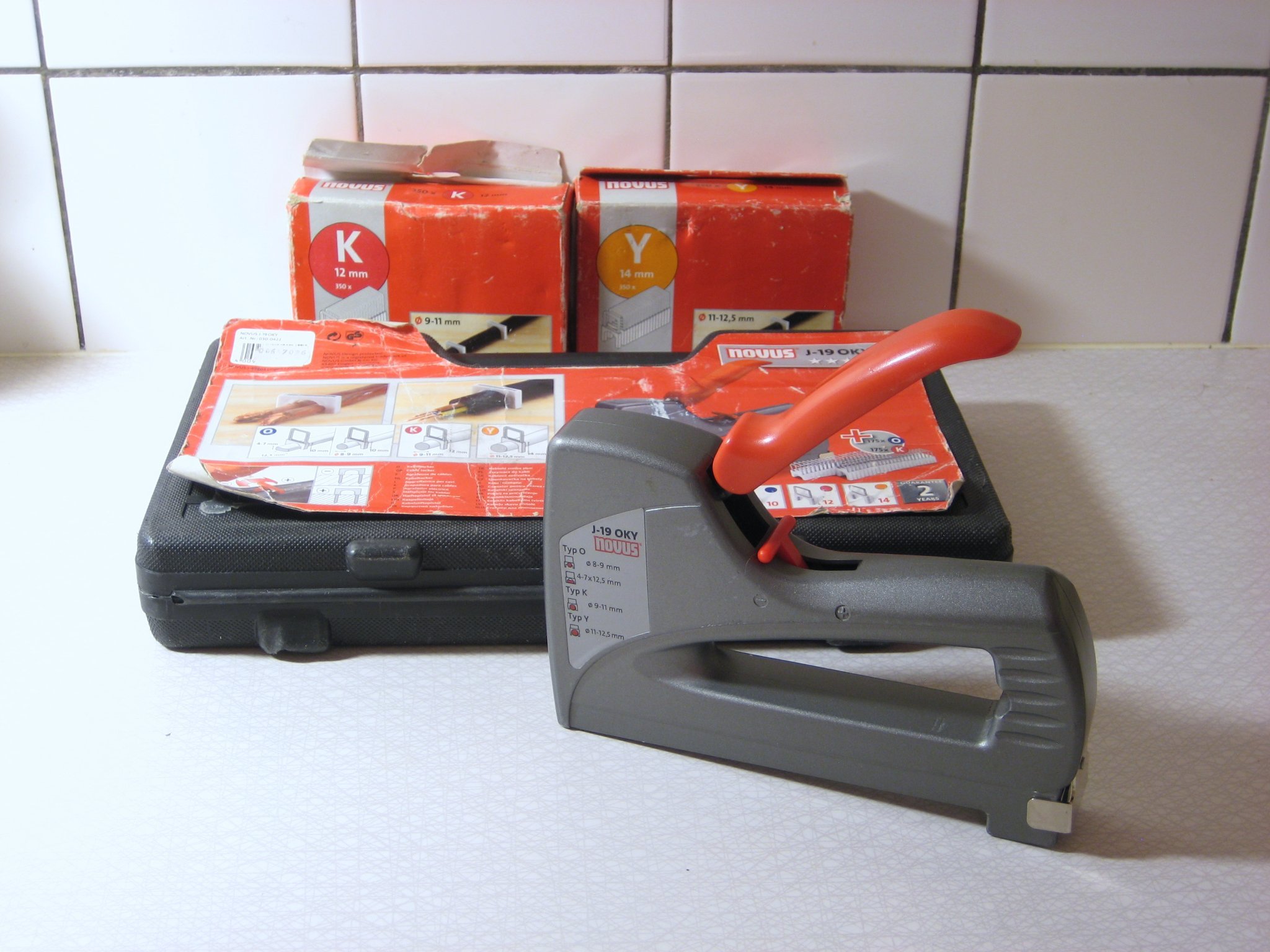 Novus J 19 Oky Häftpistol För Kabel Kabelhäftap 424939838 ᐈ Köp På Tradera
