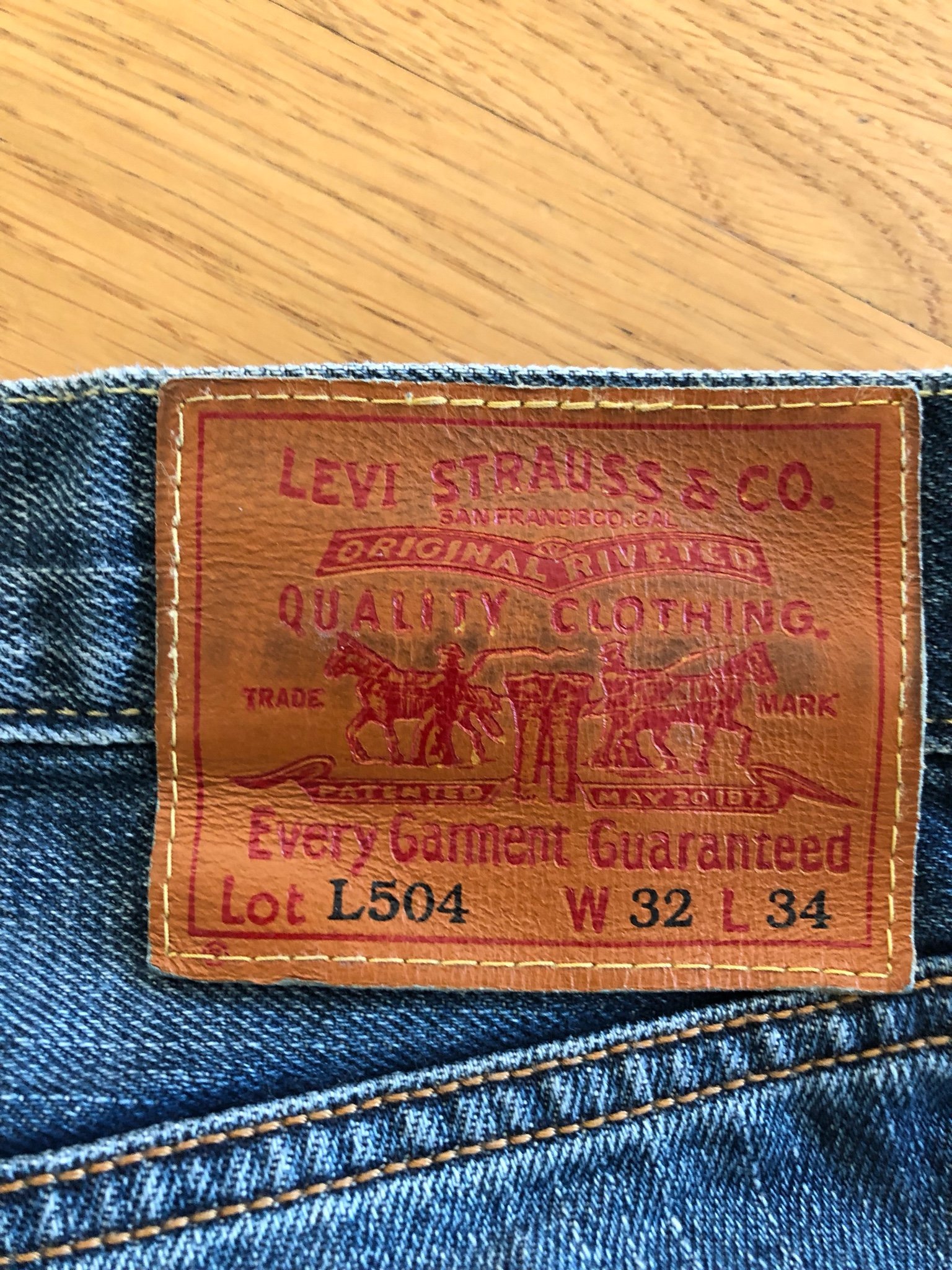 levis 504 32 34