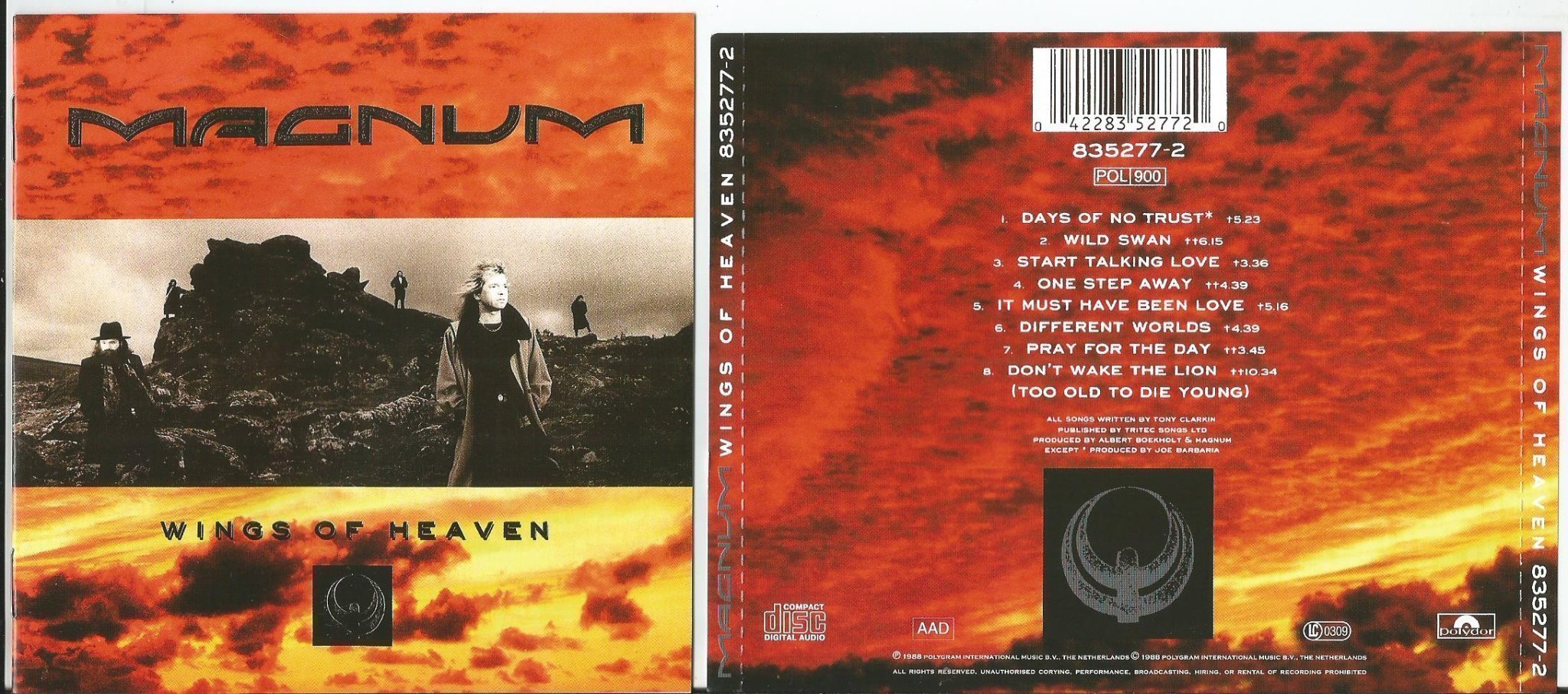 MAGNUM Wings Of Heaven (CD 1988) (423270680) ᐈ Köp på Tradera
