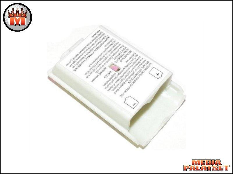 Batterilucka / Batterihållare Xbox 360 (White)