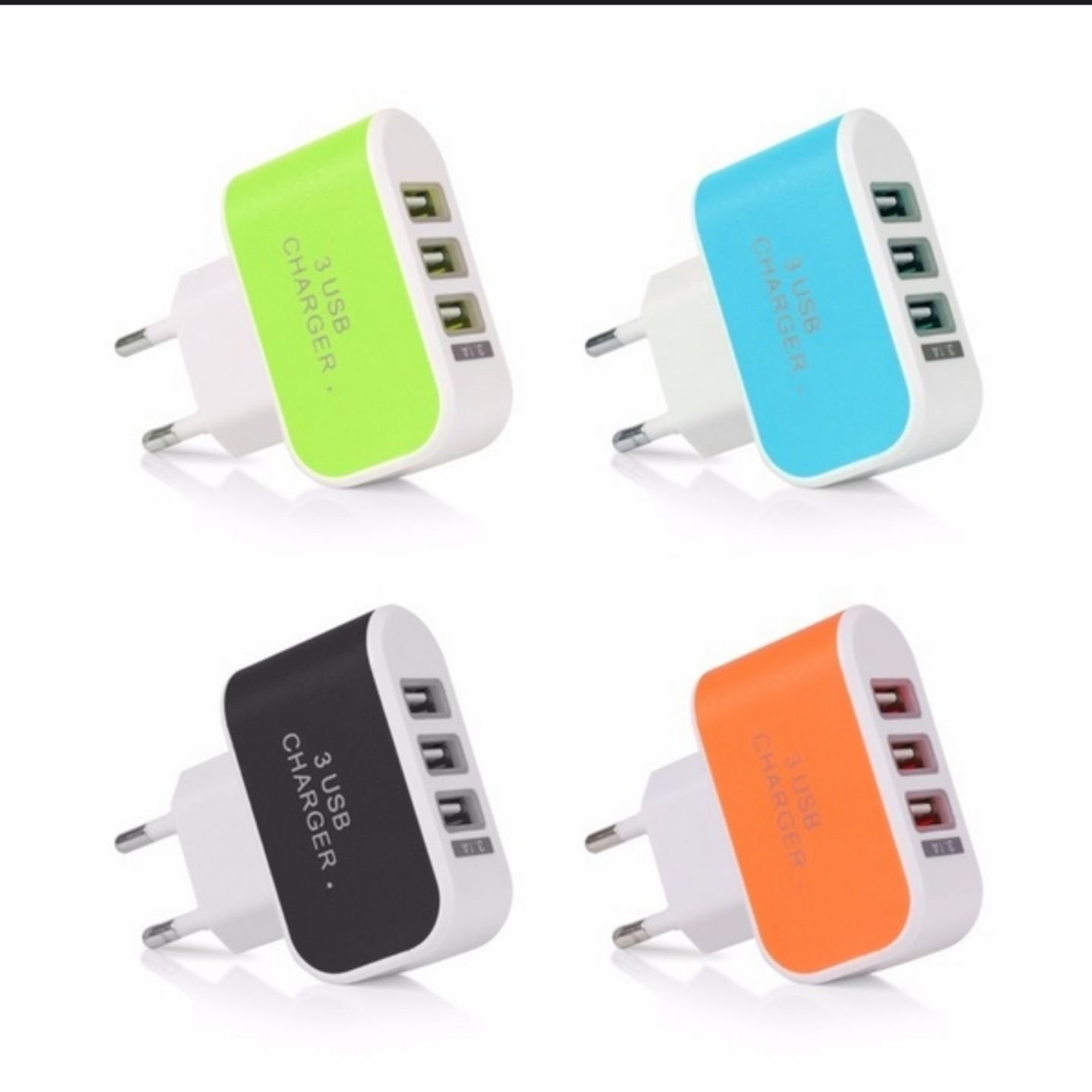 USB Laddare med tre uttag. Färg Orange (346041018) ???Köp på USB Laddare med tre uttag. Färg Orange (346041018) ???Köp på
