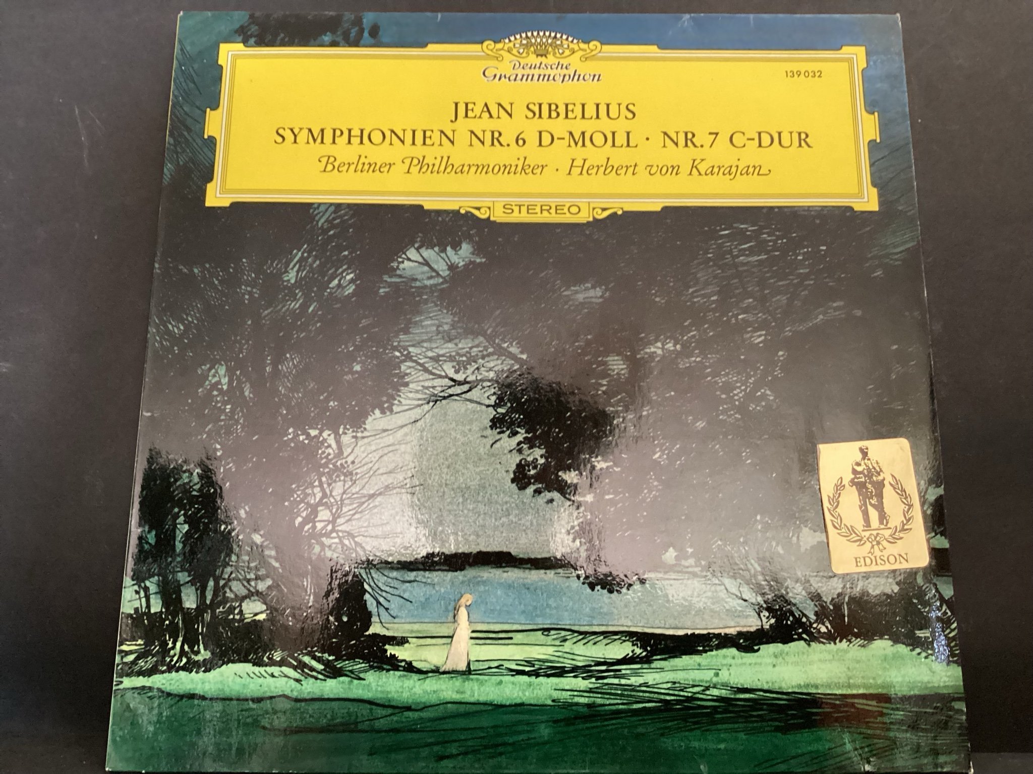 sibelius 7symphony karajan レコード 6枚 Sibelius, Herbert von Karajan, Philharmonia Orchestra