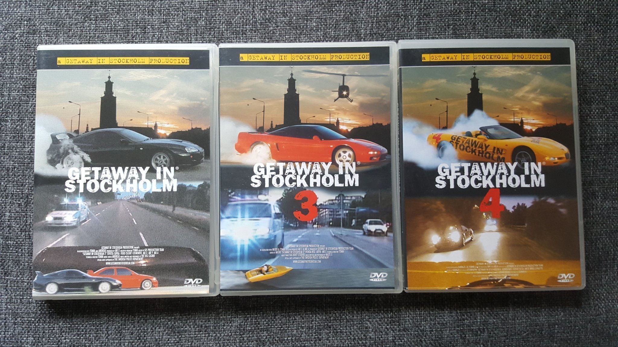 Getaway in Stockholm 1-4 DVD