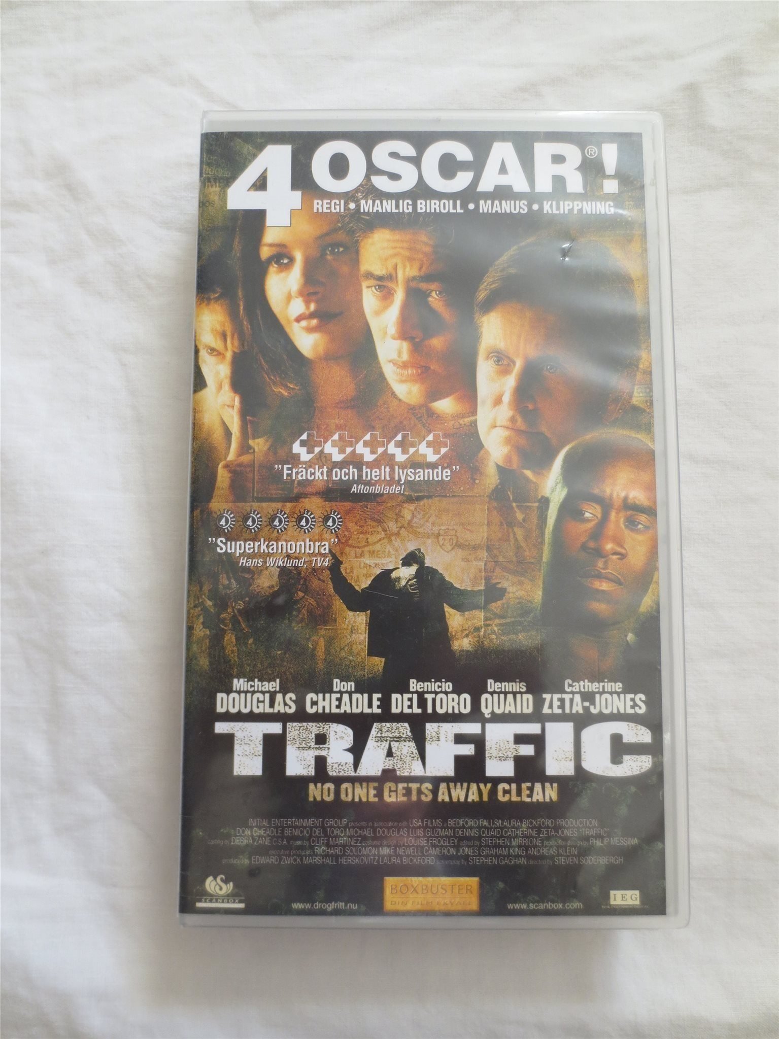 TRAFFIC - VHS film. Action/Thriller/Drama. SCANBOX ENTERTAINMENT.