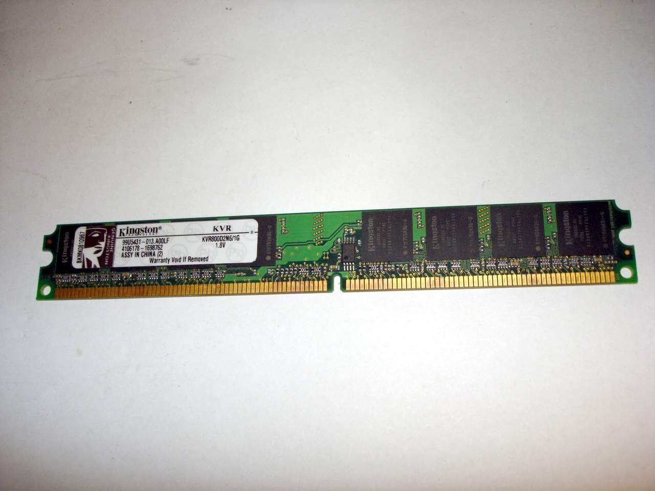 1GB DDR2 800MHz Kingston KVR800D2N6/1G | Köp på Tradera (532368787)