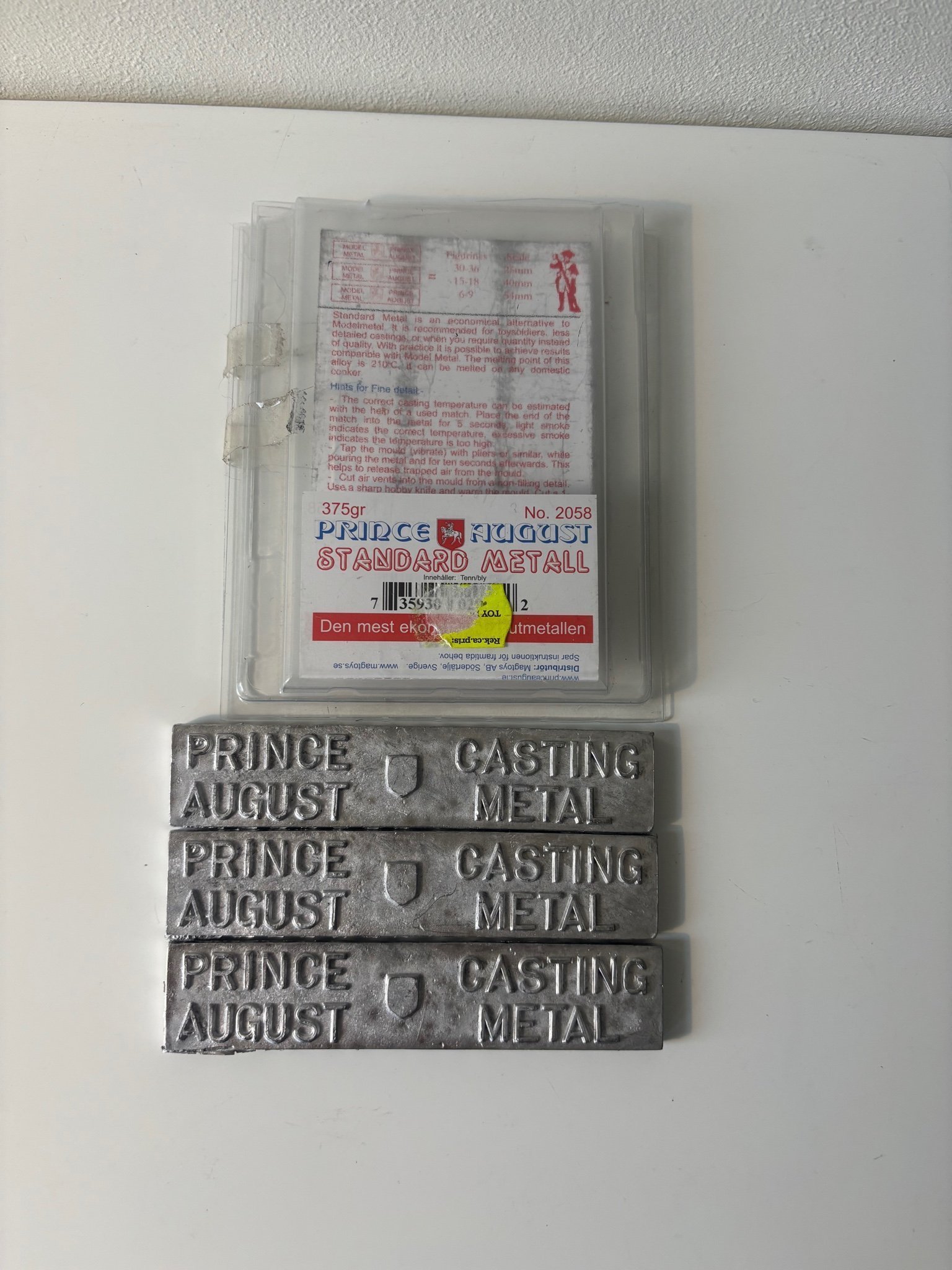 Prince August Metal Casting Materials | Wonderland Models