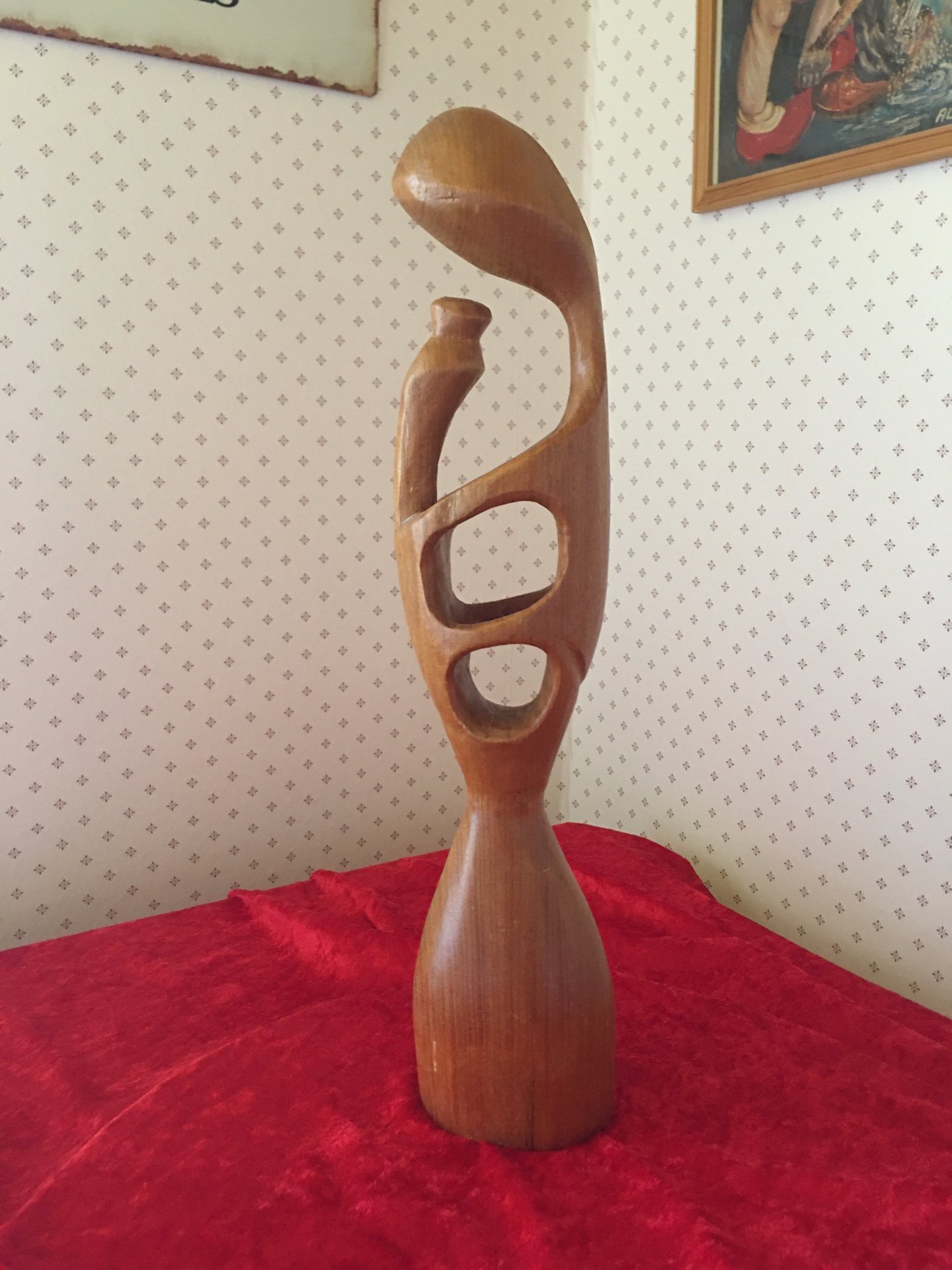 Figur i teak