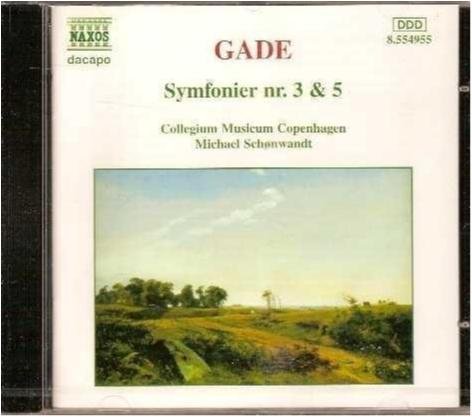 Gade - Symfonier nr. 3 & 5 - M. Schönwandt - Ny