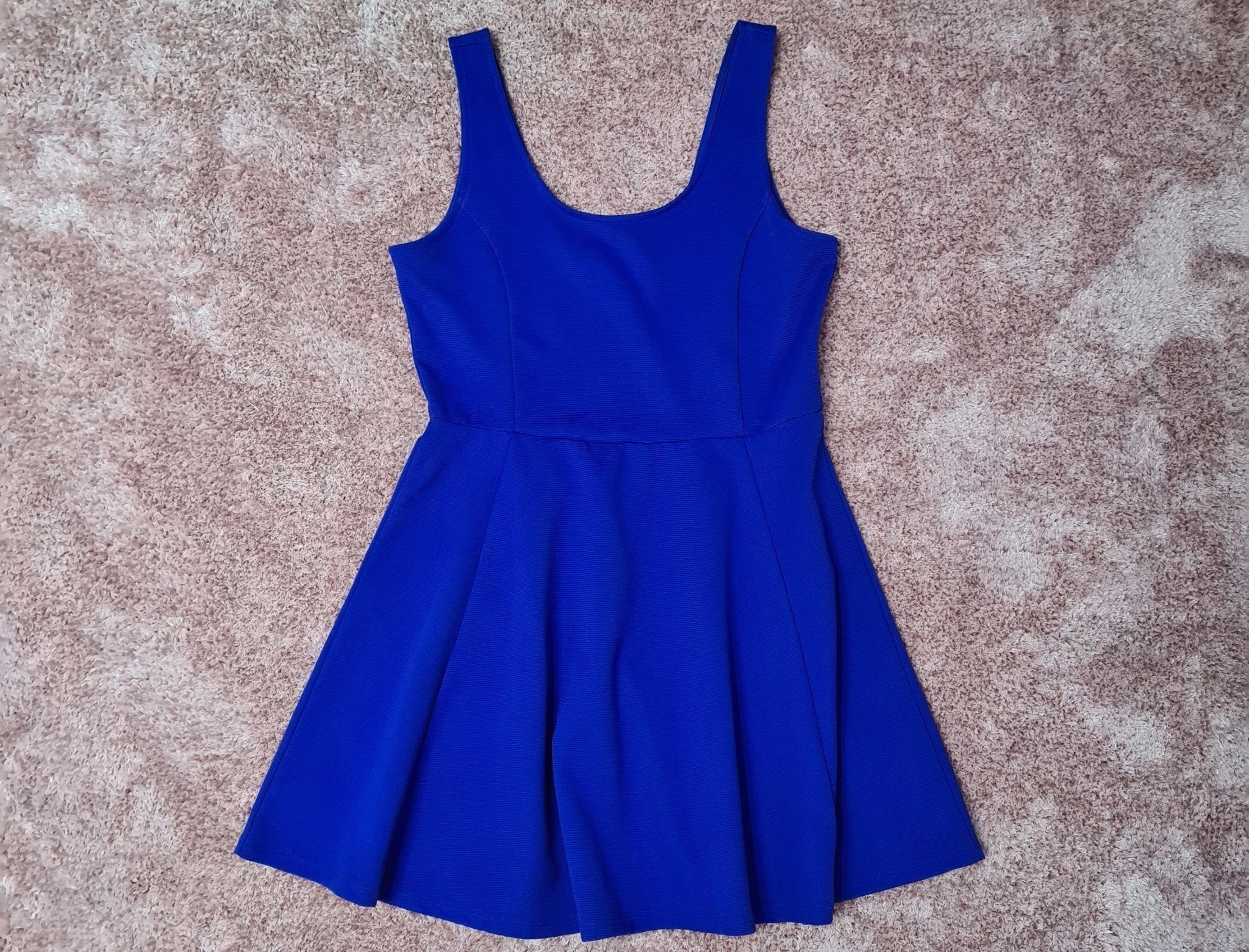 NY Royal Blue klänning storlek 42 blå hav.. (427086689 NY Royal Blue klänning storlek 42 blå hav.. (427086689