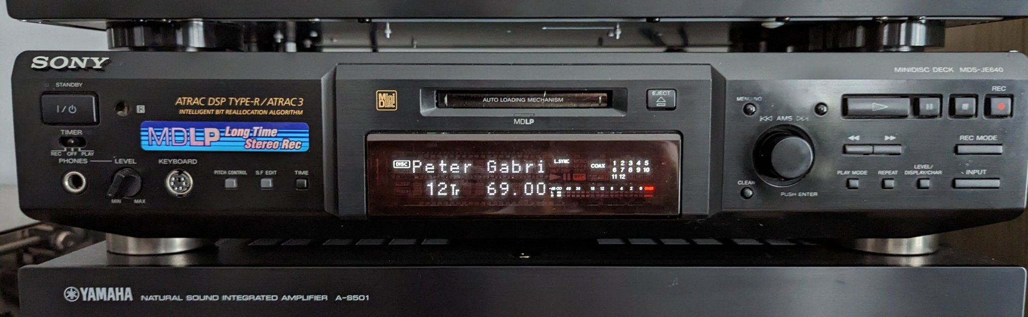 Se produkter som liknar Sony MDSJE640 MiniDisc Deck .. på Tradera