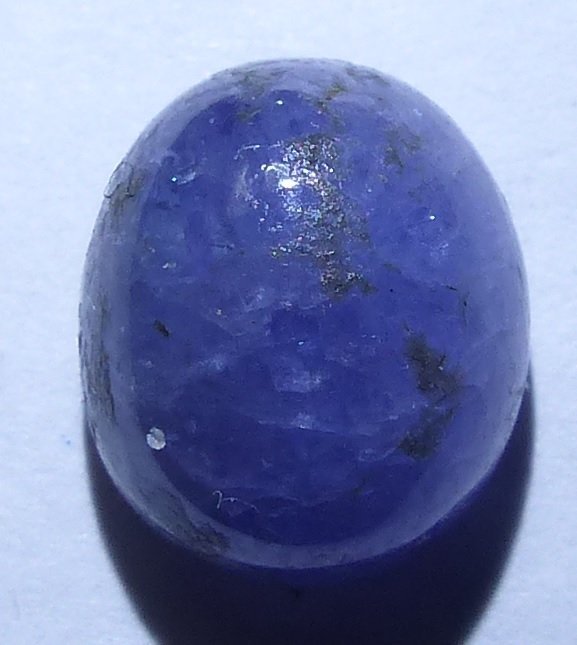 Tanzanit cabochon ädelsten slipad sten ct chakra new age healing smycke