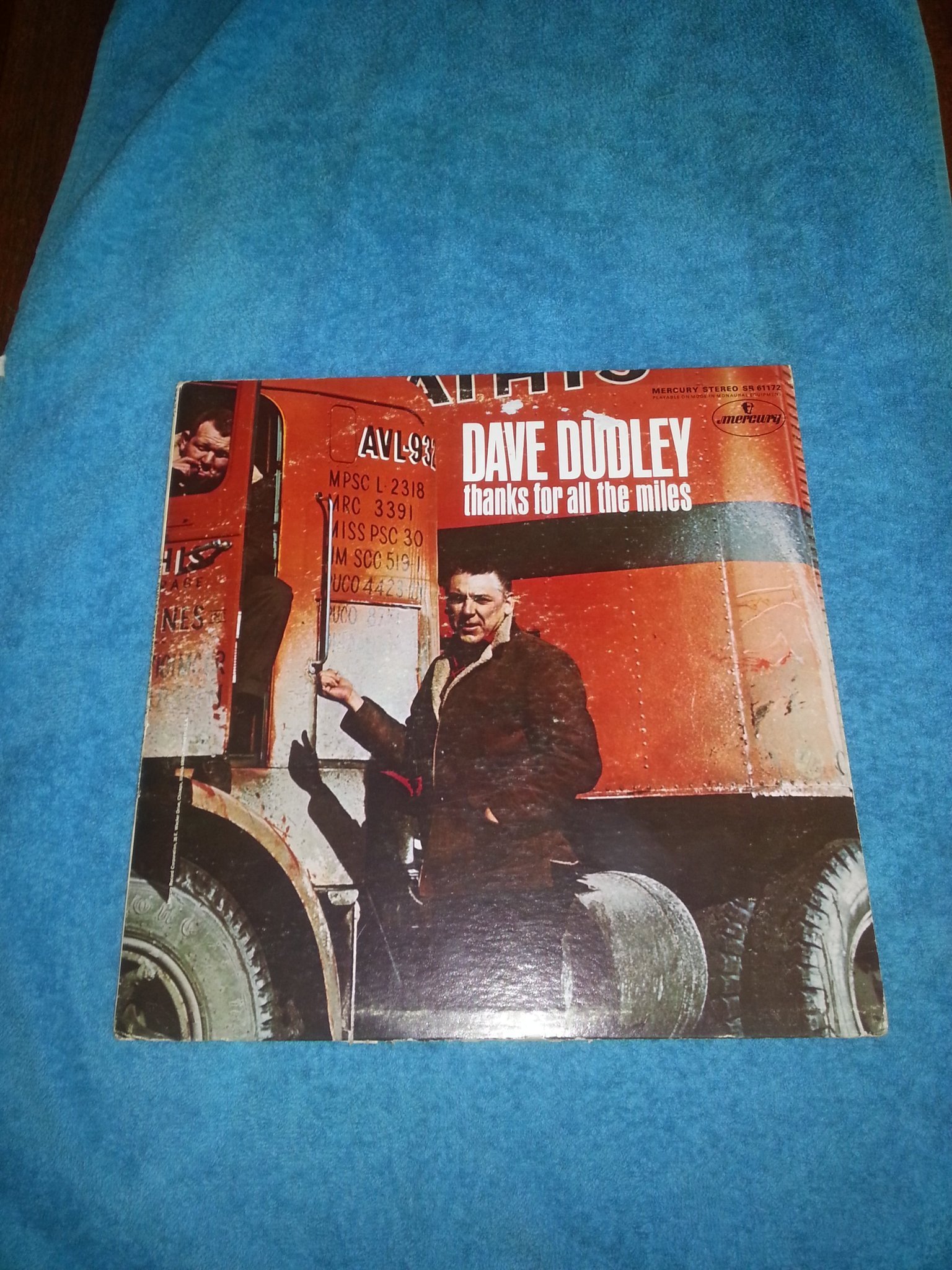 LP Dave Dudley Mercury - SR-61172 Thanks For All The Miles 1968 US