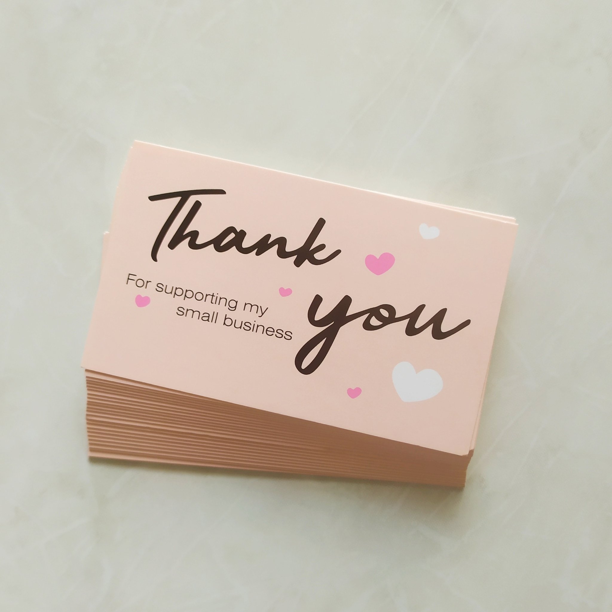 10 PACK Thank you / Tack Kort Rosa, Hobby, Py.. Köp på Tradera