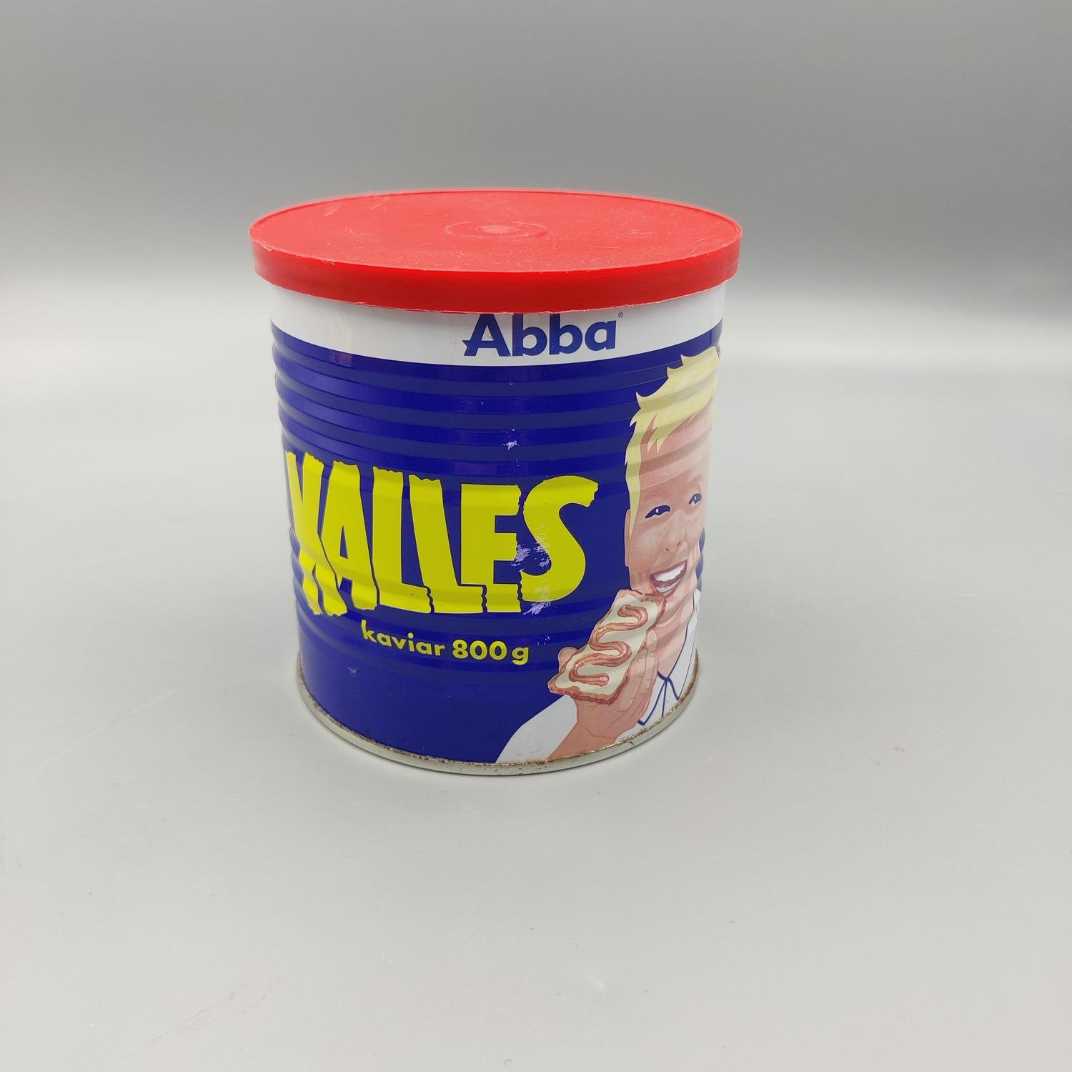 Plåtburk med lock Kalles .. Köp från SakLetarHyllan på Tradera