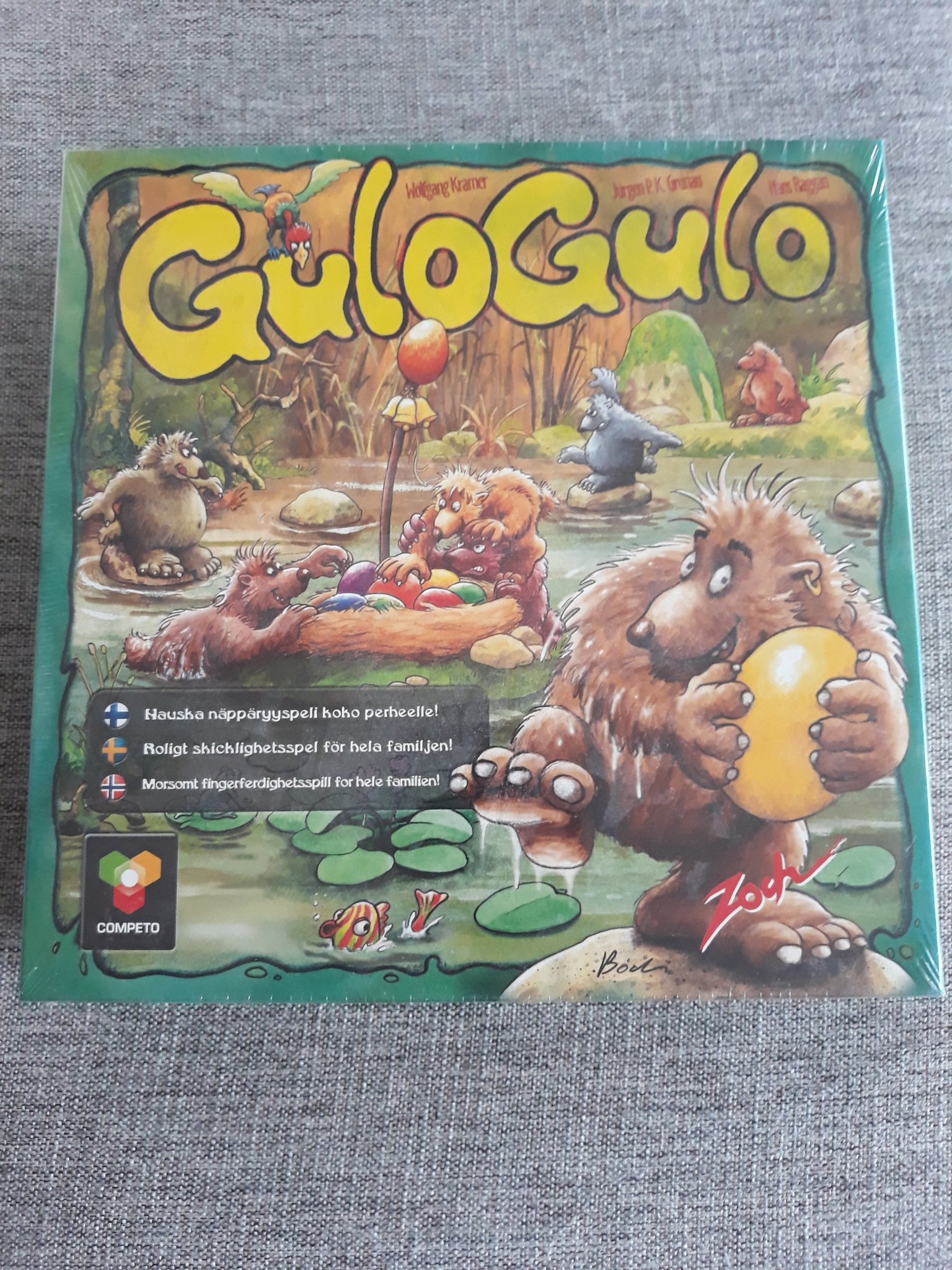 Gulo Gulo / Gulogulo brädspel *Nytt oöppnat*