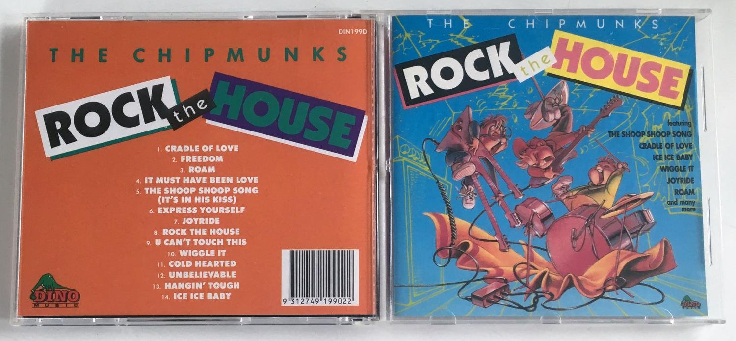 THE CHIPMUNKS ROCK THE HOUSE. CD. MINT! (411327277) ᐈ Köp på Tradera