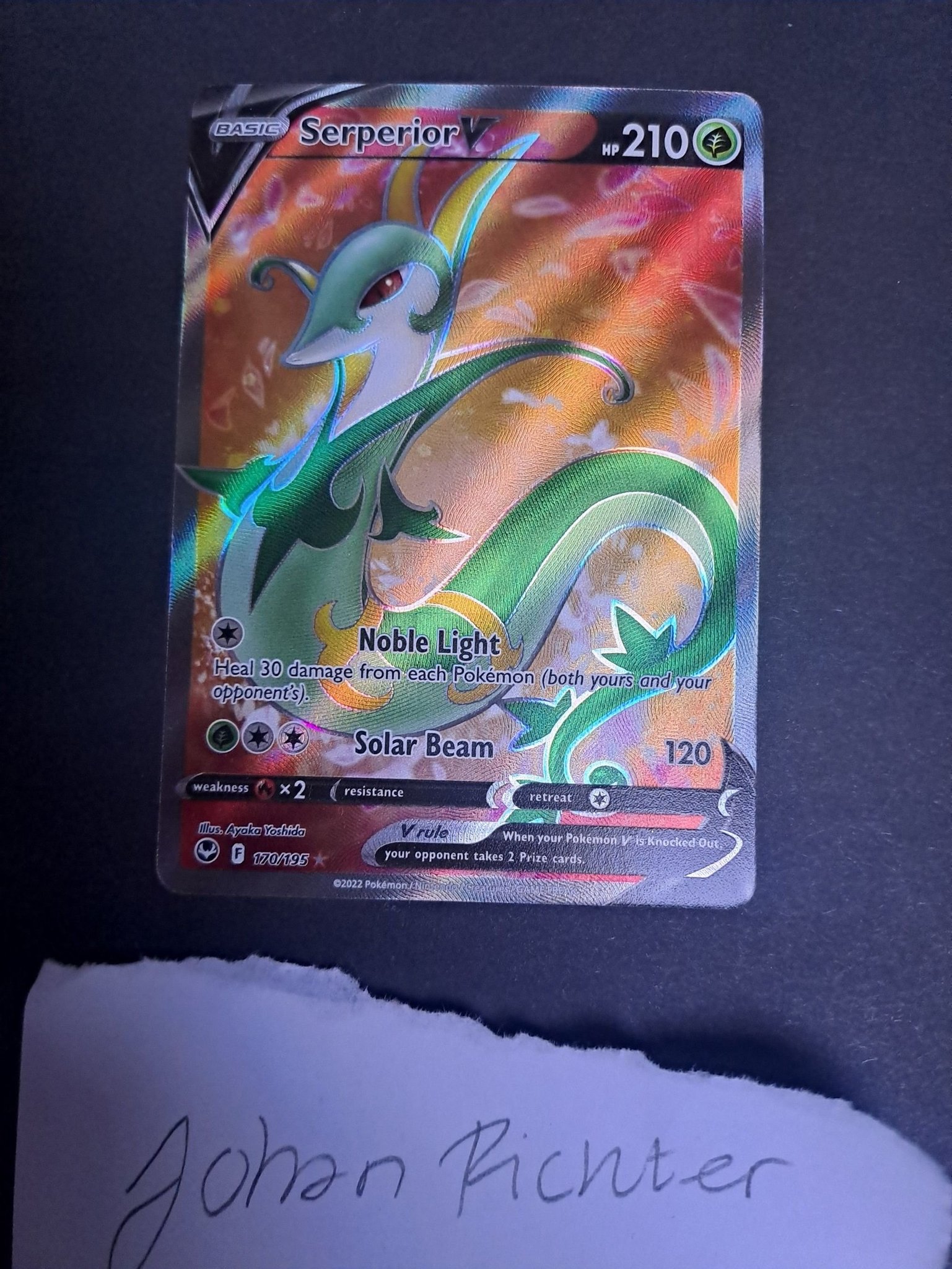 Serperior V silver tempest Pokemonkort | Kp p Tradera (723154847)