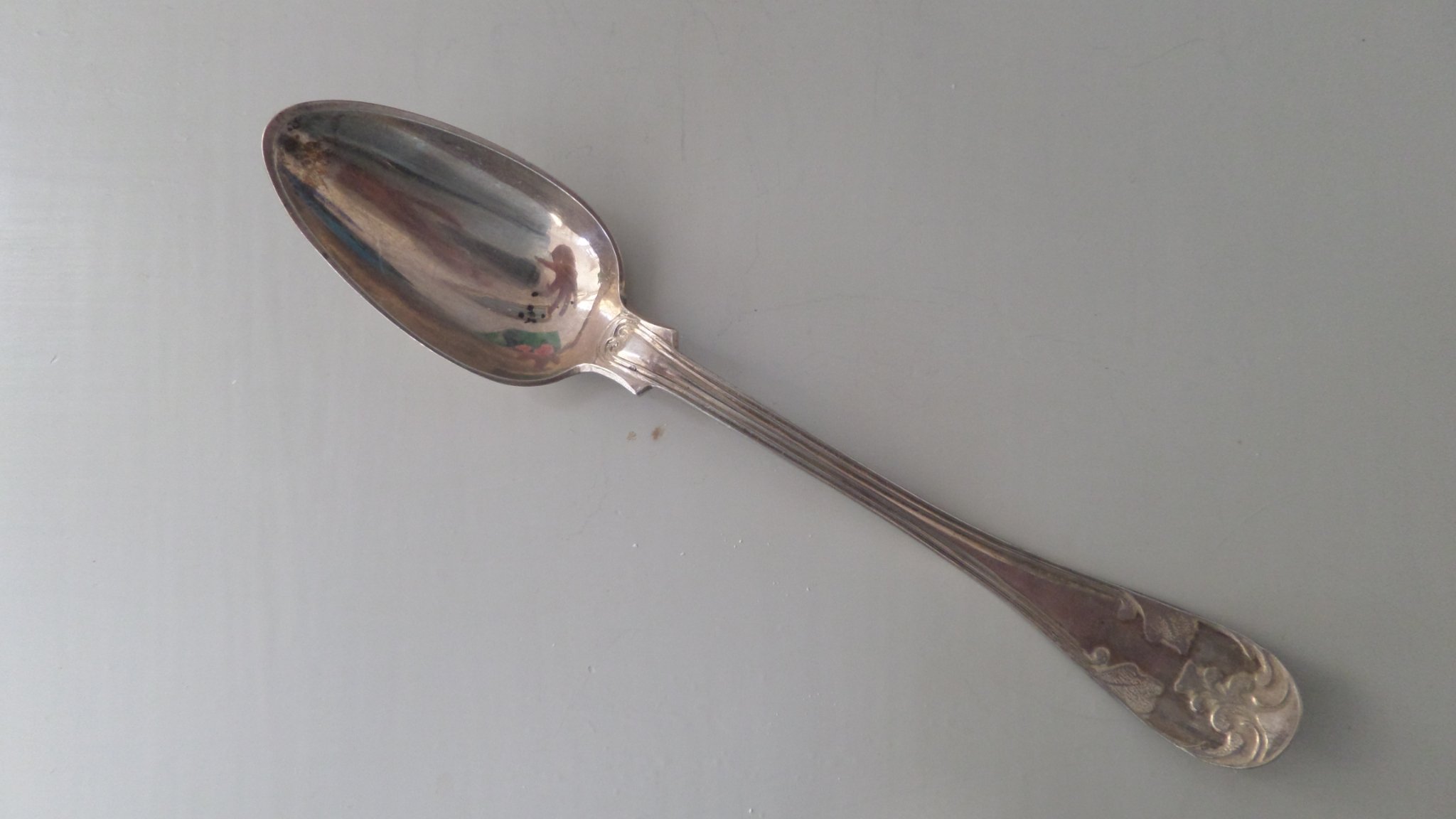 Dessertsked i silver 14cm Gammal Fransk