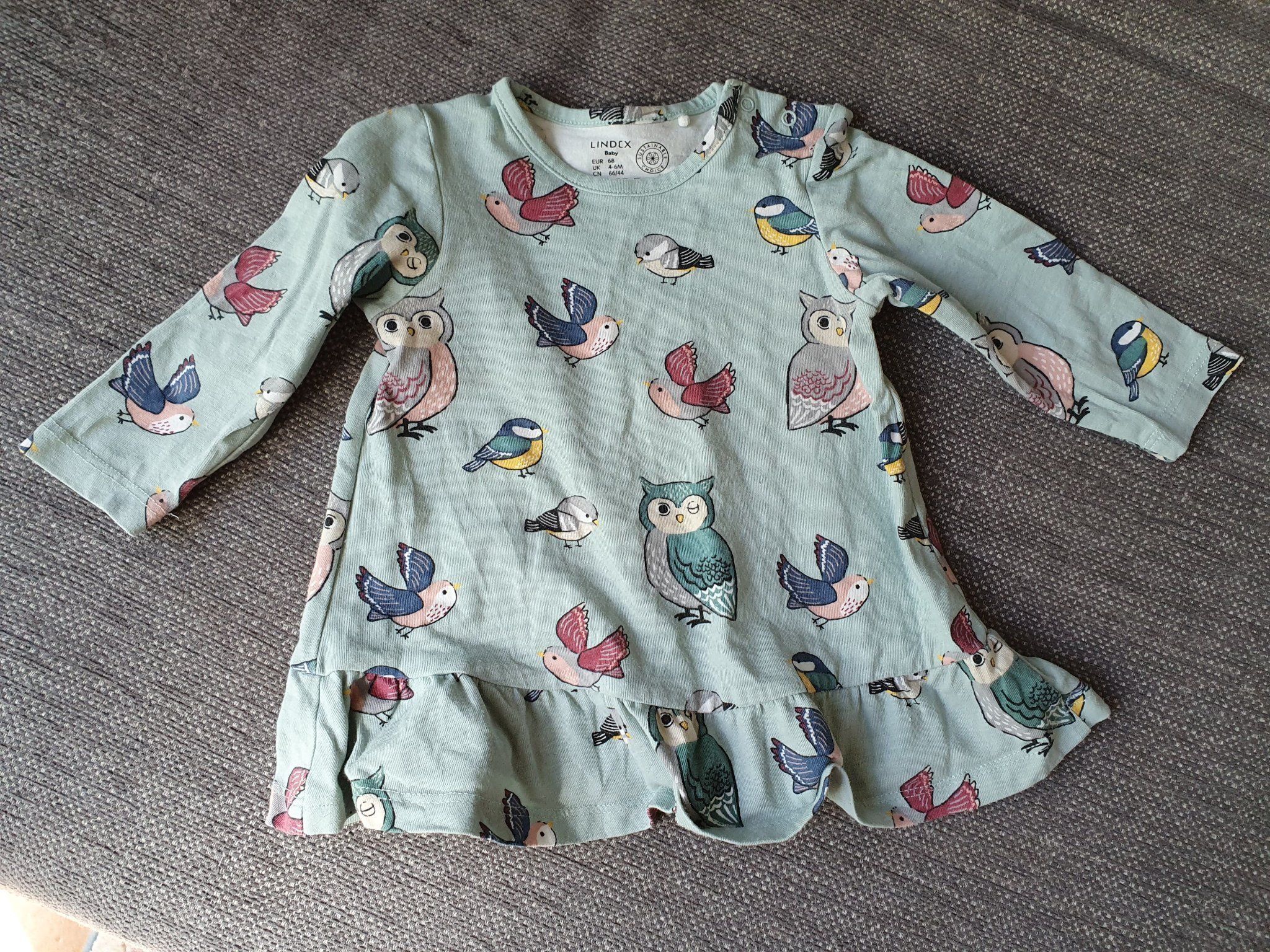 Lindex klänning med fåglar, storlek 68 (411393884) ᐈ Köp på Lindex klänning med fåglar, storlek 68 (411393884) ᐈ Köp på