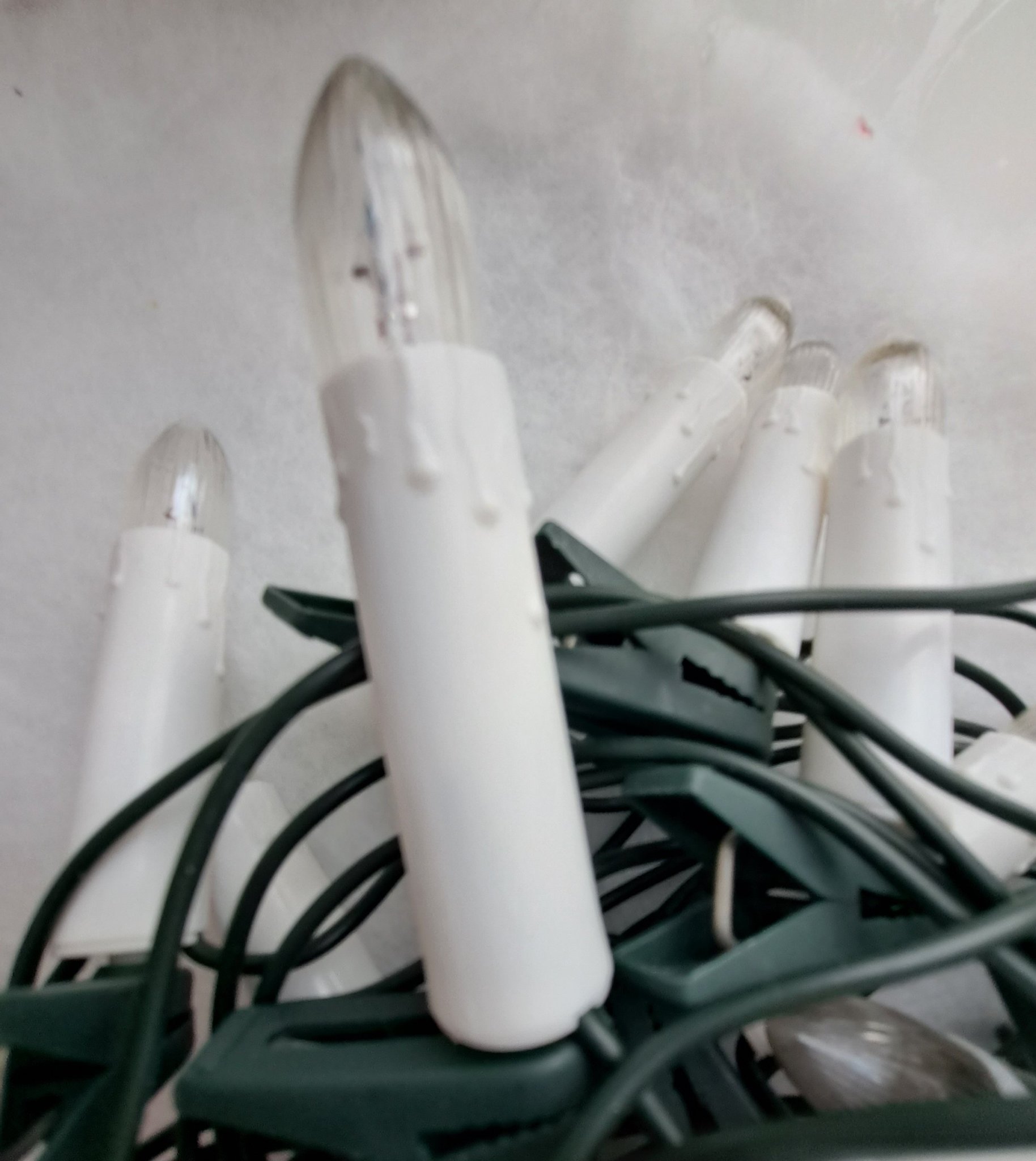 Julgransbelysning inomhus 16 ljus med rinnande .. Köp på Tradera