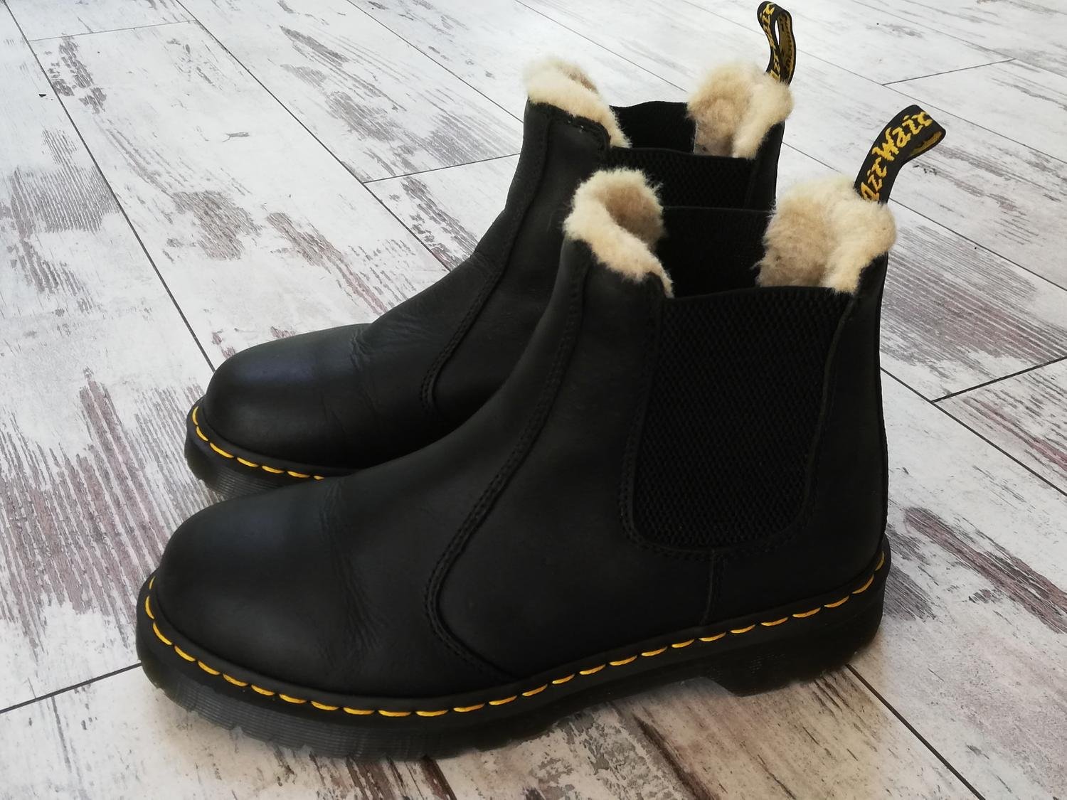 Dr Martens Leonore Boots läder Storlek 41 Dr Martens Leonore Boots läder Storlek 41