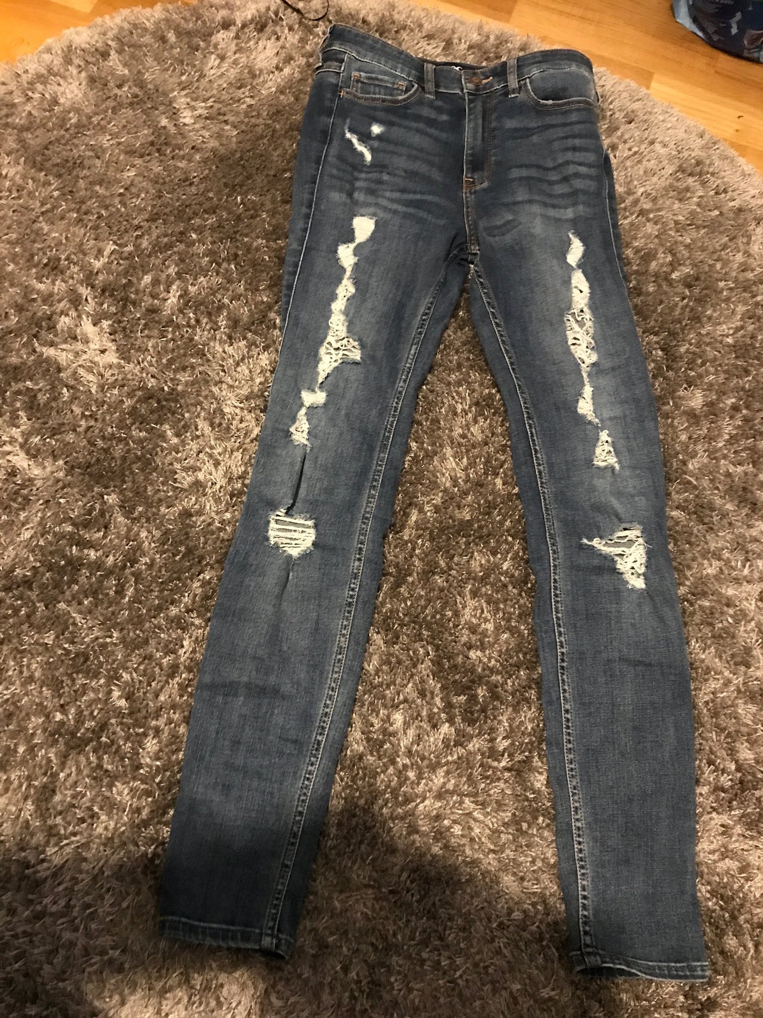 Hollister jeans stl 26/30 high Rise super skinny