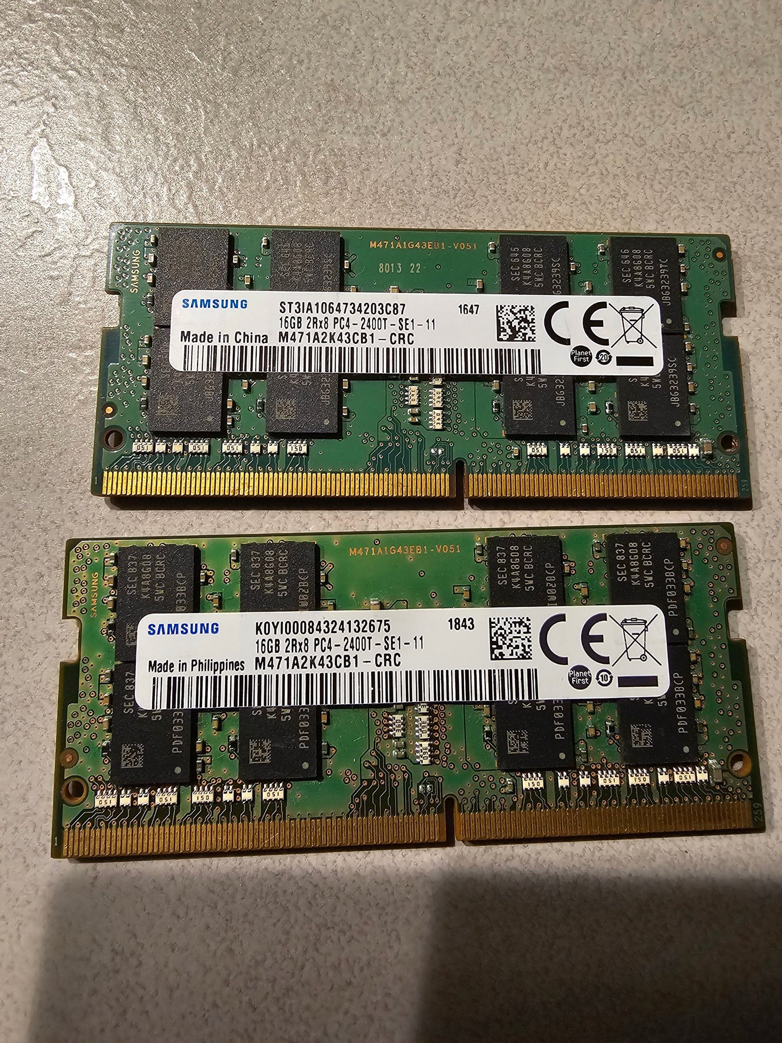 Samsung 32GB (2x16GB) DDR4 2400MHz SODIMM Lapto.. | Köp på Tradera