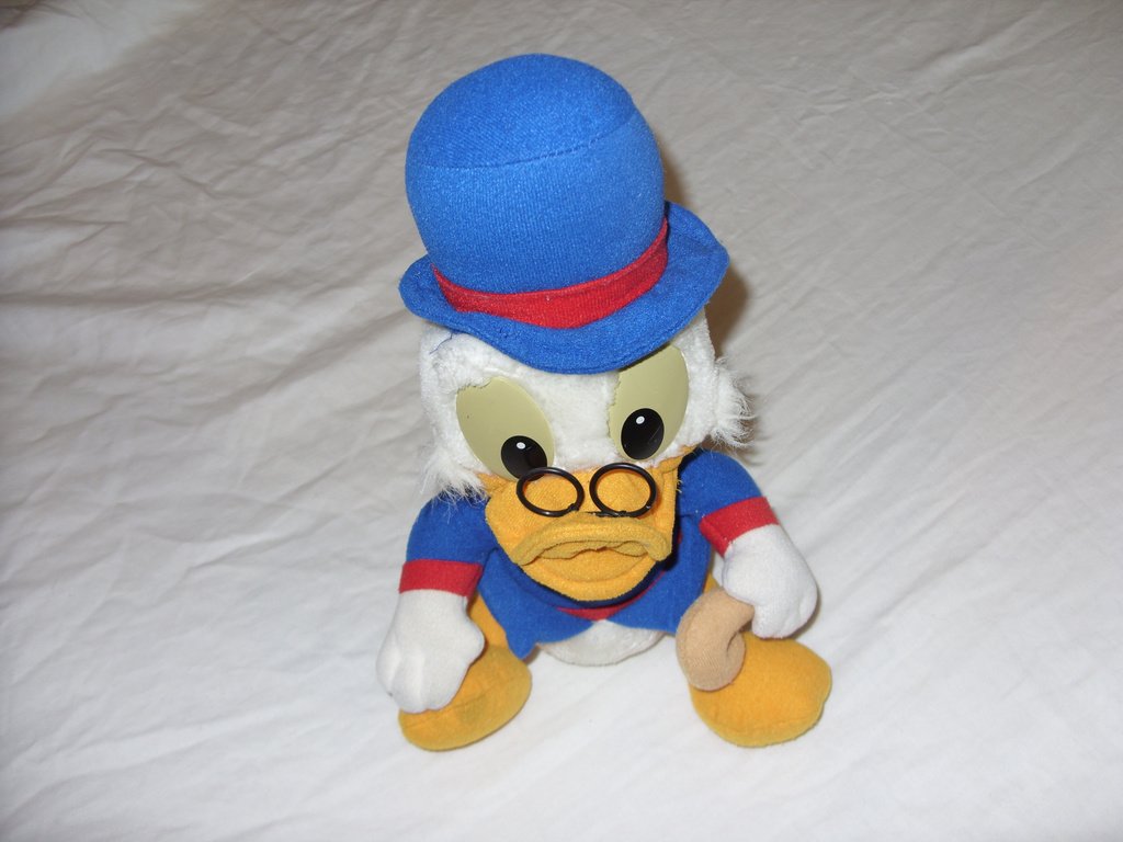 Mjukdjur Disney Farbror Joakim & Uncle Scrooge .. (313732058 alien stort gosedjur – Shoppa Media, Konst och Samlarobjekt
