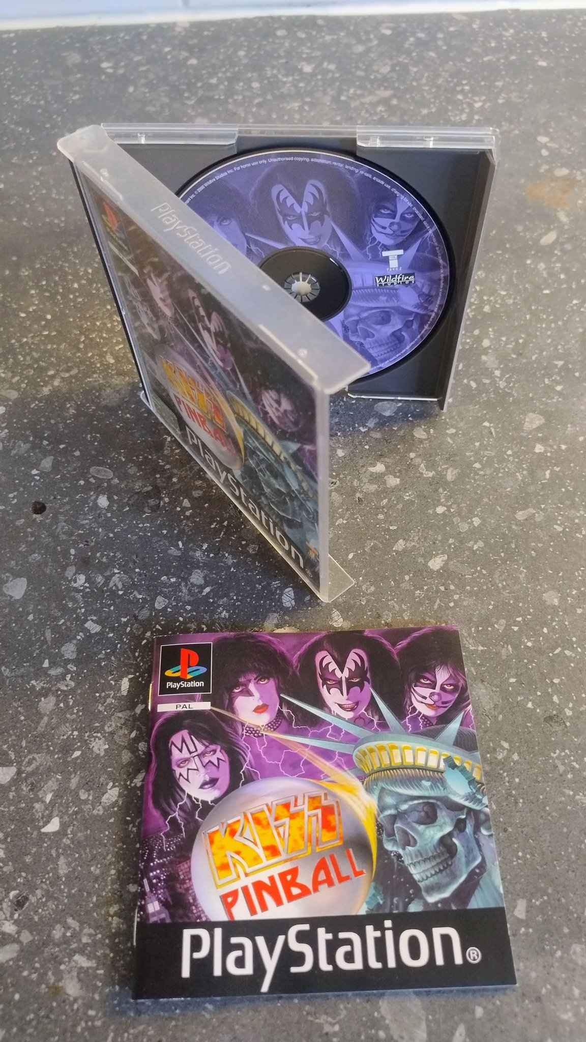 Kiss Pinball Sur PlayStation 1 - PS1 - PAL - Complet (boîtier, Livret)