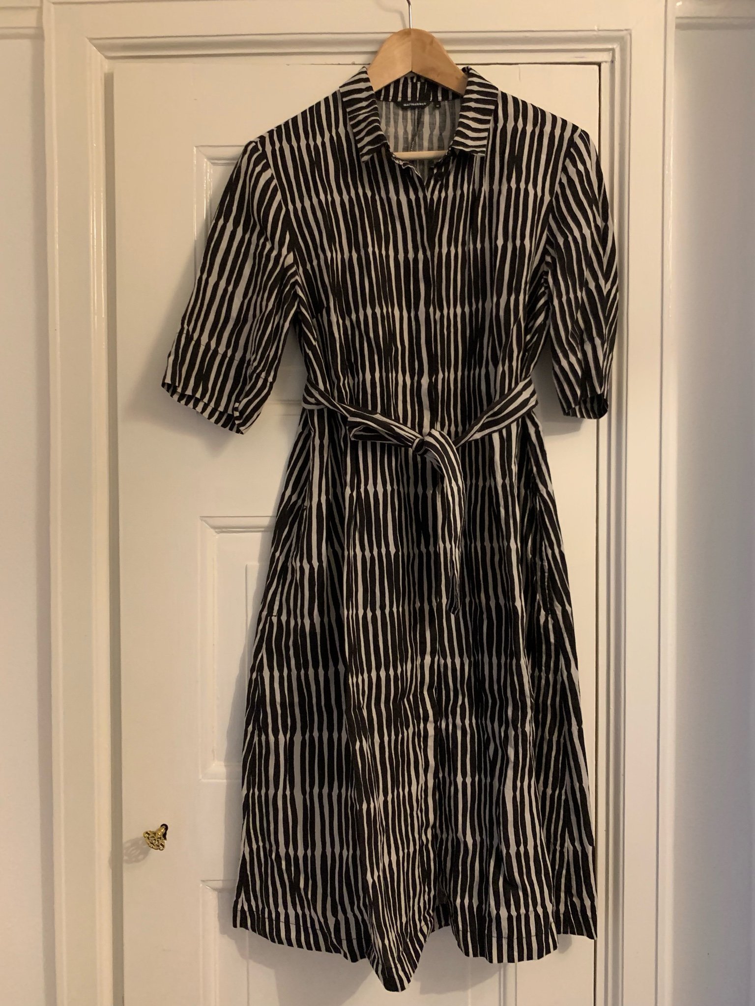 Marimekko skjortklänning svartvit stl 38 (422339546) ᐈ Köp Marimekko skjortklänning svartvit stl 38 (422339546) ᐈ Köp